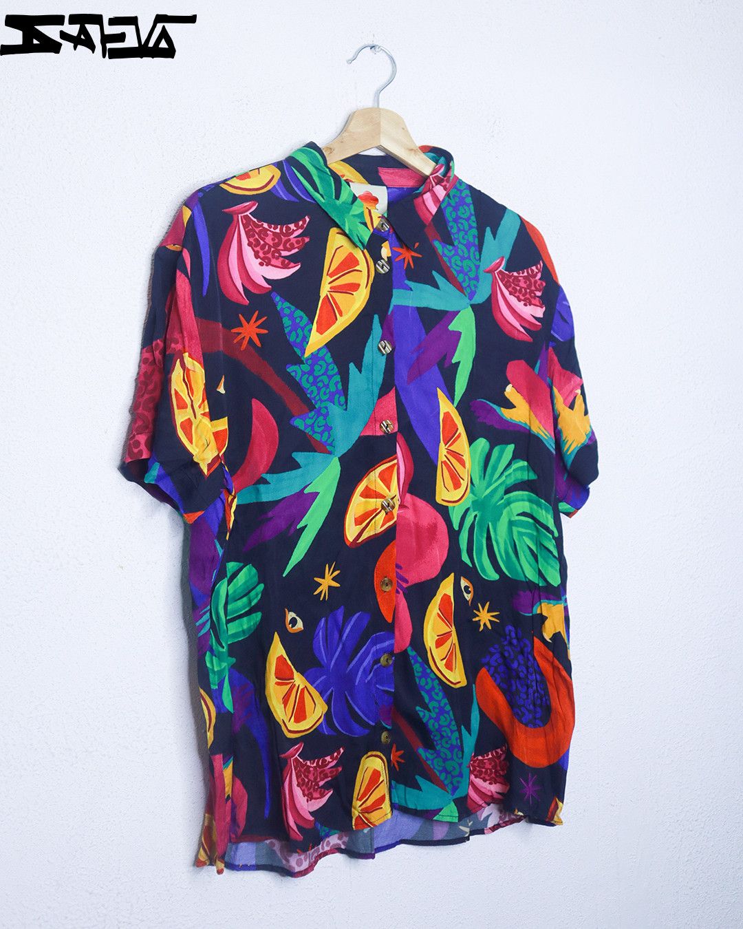 Farm Rio Farm Rio Button Shirt Size US XL / EU 56 / 4 - 3 Thumbnail
