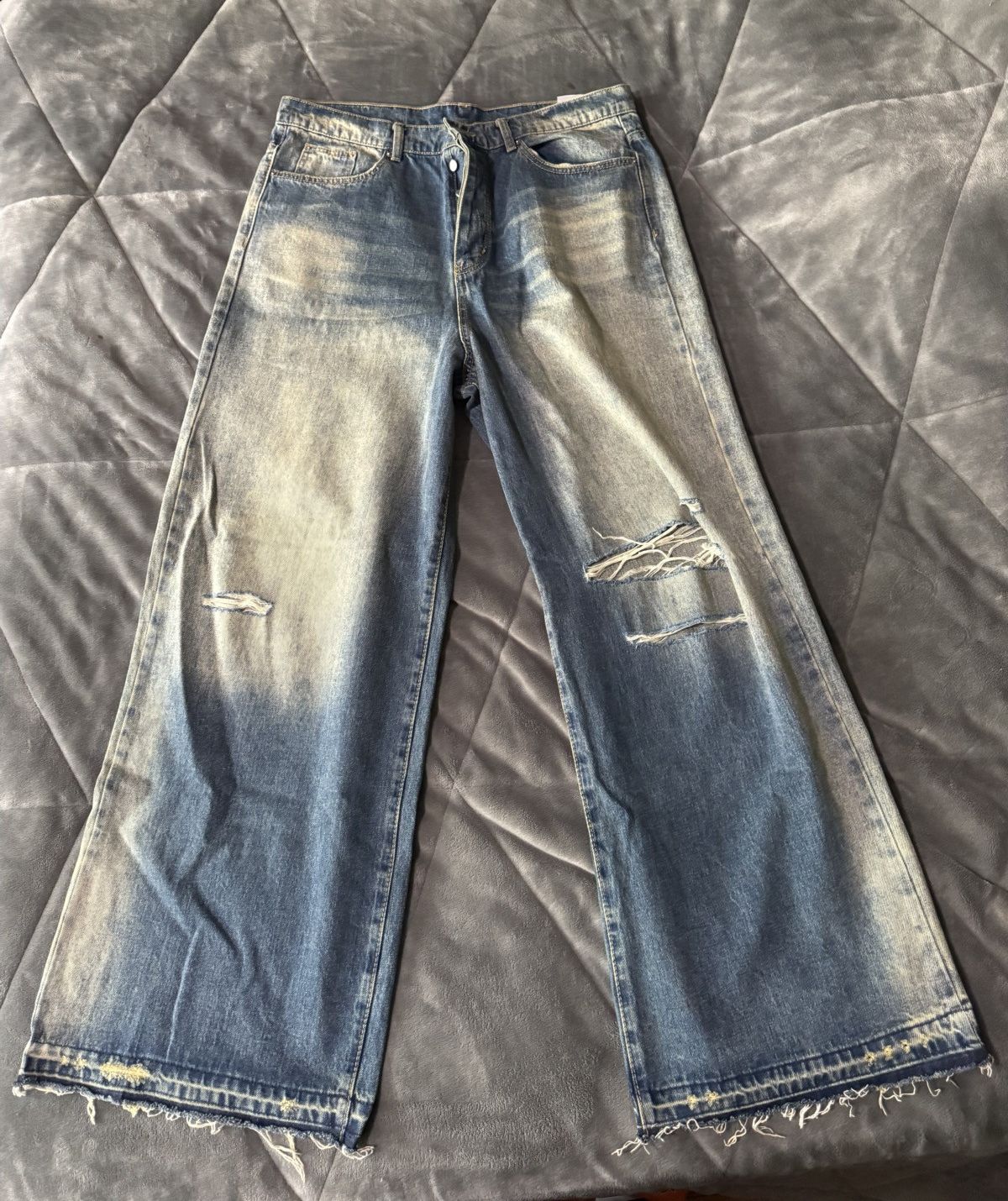 MNML MNML Baggy Rave Denim - Blue / 36 Size US 36 / EU 52 - 6 Thumbnail