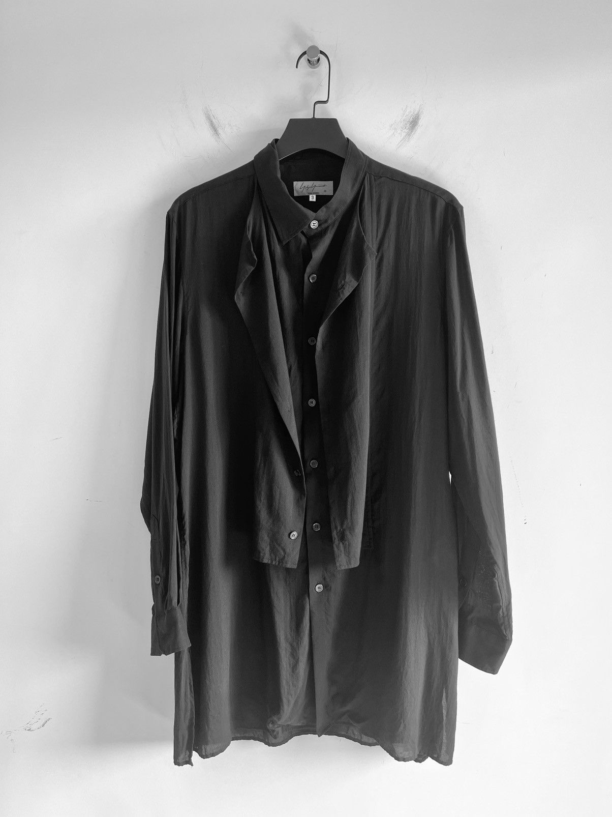 Yohji Yamamoto Yohji Yamamoto Pour Homme - Cellulose Tencel Shirt Blouse Size US M / EU 48-50 / 2 - 2 Thumbnail