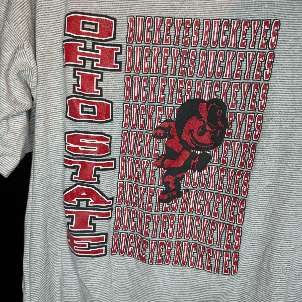 Other Vintage Ohio State Buckeyes Striped T Shirt NCAA Size US XL / EU 56 / 4 - 2 Thumbnail