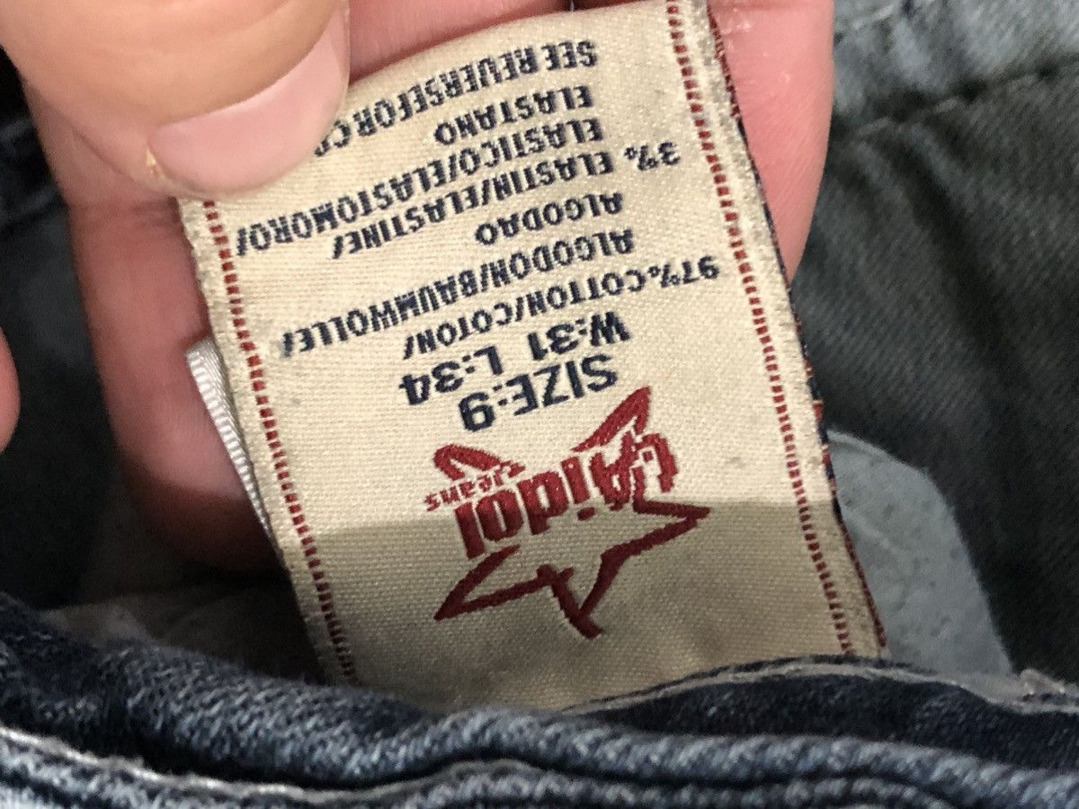 Vintage Vtg Y2K LA idol Embroidered Jeans Size 28" / US 6 / IT 42 - 9 Thumbnail