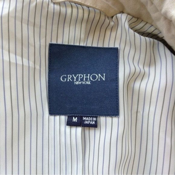 Other Gryphon New York NY Double Breasted Trench Coat Beige Size M / US 6-8 / IT 42-44 - 15 Thumbnail