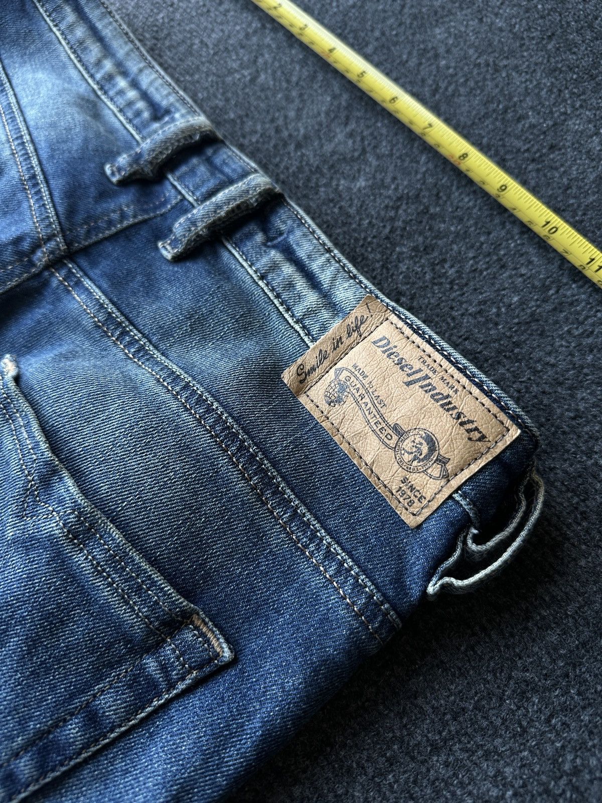Diesel 🚨 DIESEL AVANT GARDE GOTHIC WOMEN JEANS LOGO IFSIXWASNINE Size 29" - 9 Thumbnail