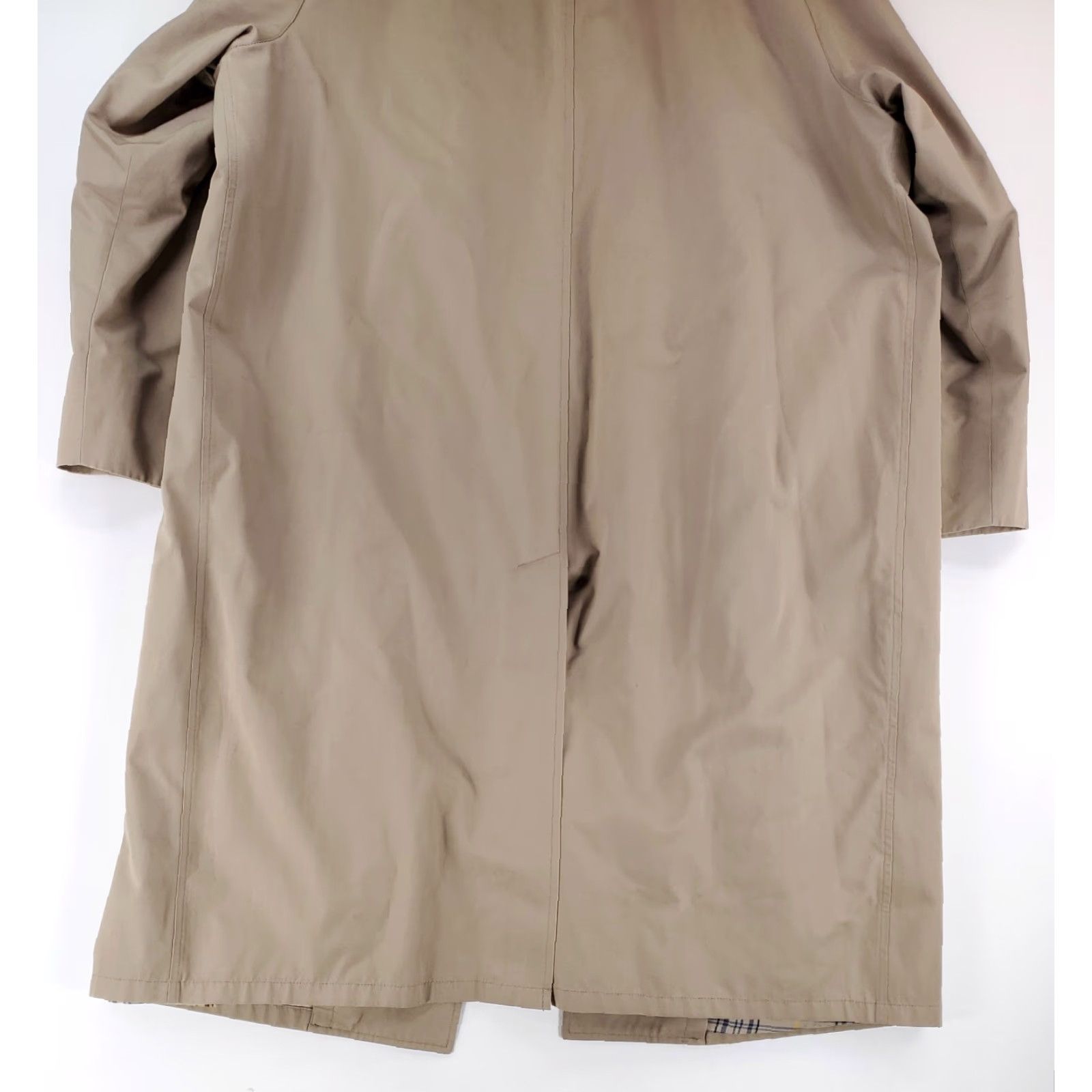 Brooks Brothers VINTAGE Brooks Brothers Trench Coat Overcoat Jacket Mens XL Beige Wool Lined Tan Size US XL / EU 56 / 4 - 7 Thumbnail