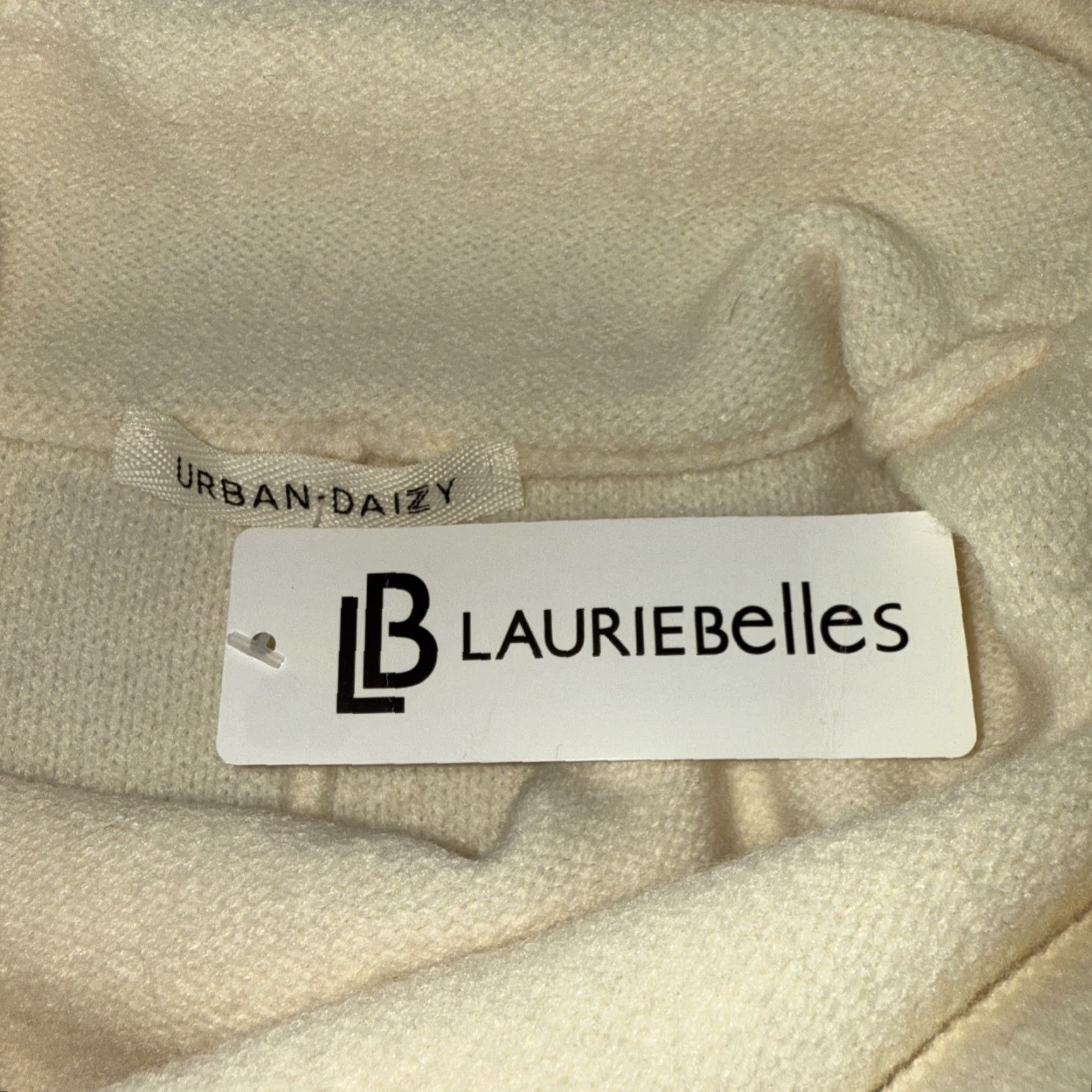 Vintage Urban Daizy Sweater Women’s S Brecken Cowl Neck Cream Knit Pullover Short Sleeve Oversized, Stretch Fall Winter Spring Mens Womens Girls? Wait. Size S / US 4 / IT 40 - 4 Thumbnail