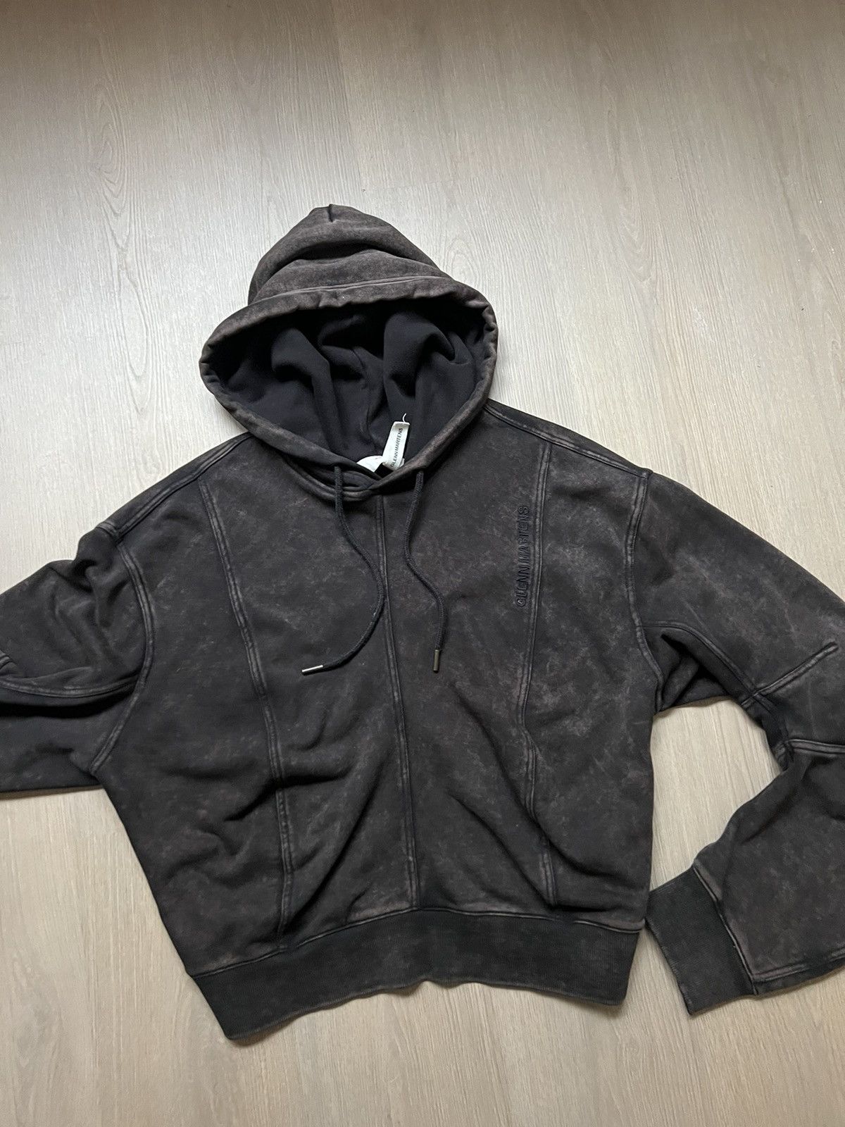 H&M GLENN MARTENS x H&M LIMITED CROPPED HOODIE Size US L / EU 52-54 / 3 - 8 Thumbnail