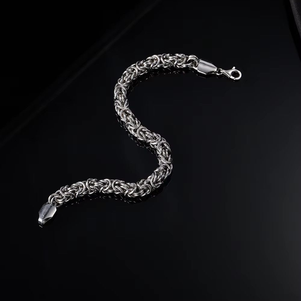 Jewelry Polished Miami Cuban Smooth Chain Bracelet Size ONE SIZE - 6 Thumbnail
