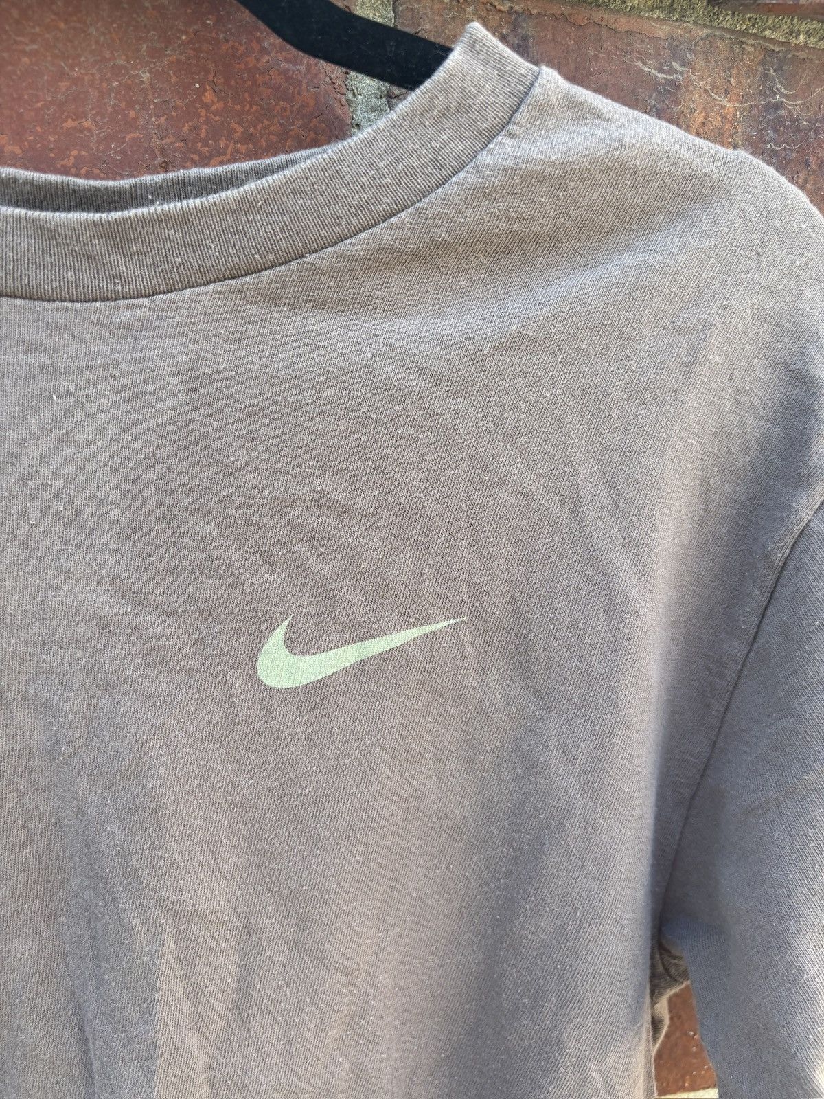 Nike Nike Tee Vintage Streetwear Check Size Medium Green Size US M / EU 48-50 / 2 - 2 Thumbnail