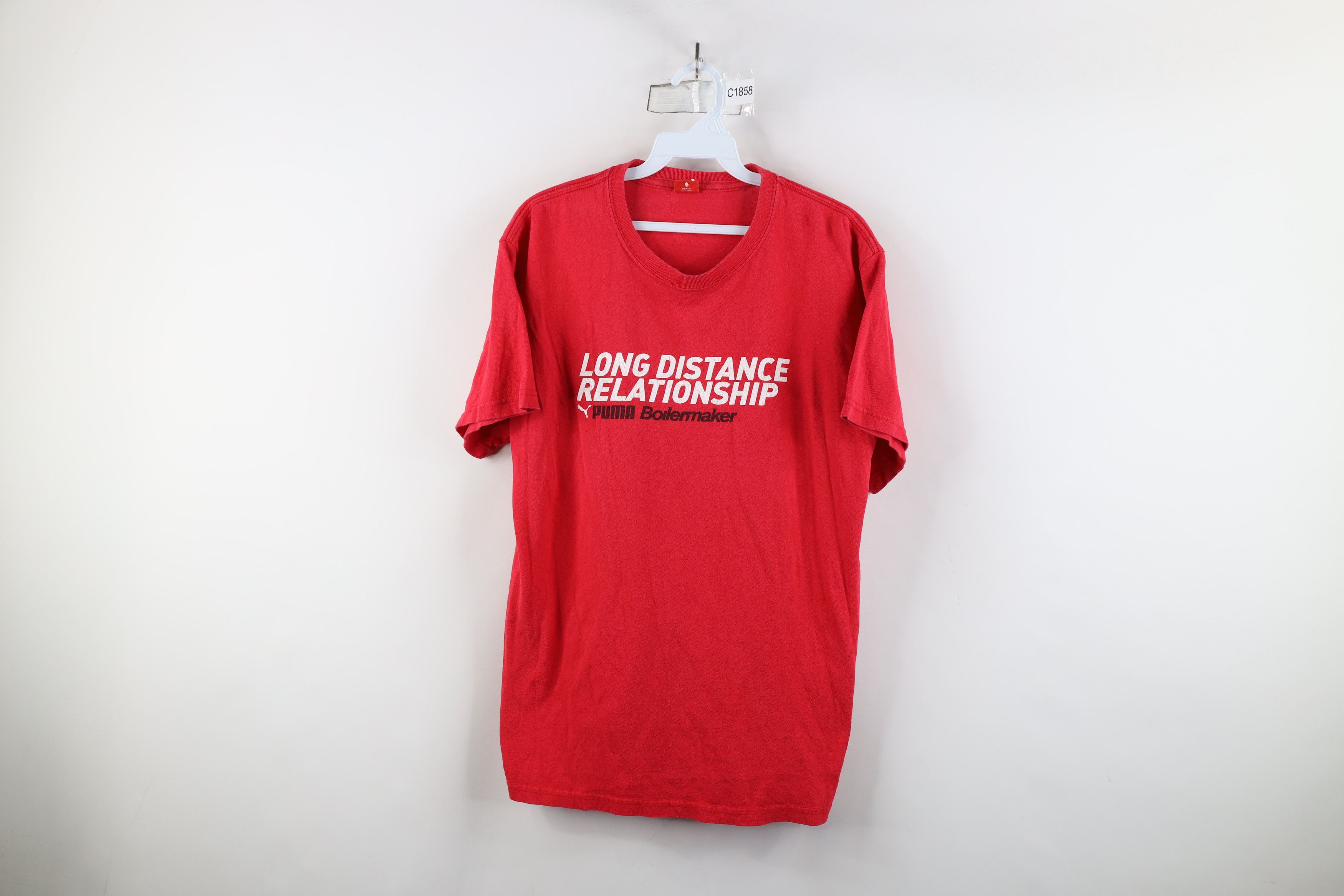 Puma × Vintage Vintage Y2K Puma Faded Long Relationship Boilermaker T-Shirt Size US M / EU 48-50 / 2 - 1 Thumbnail