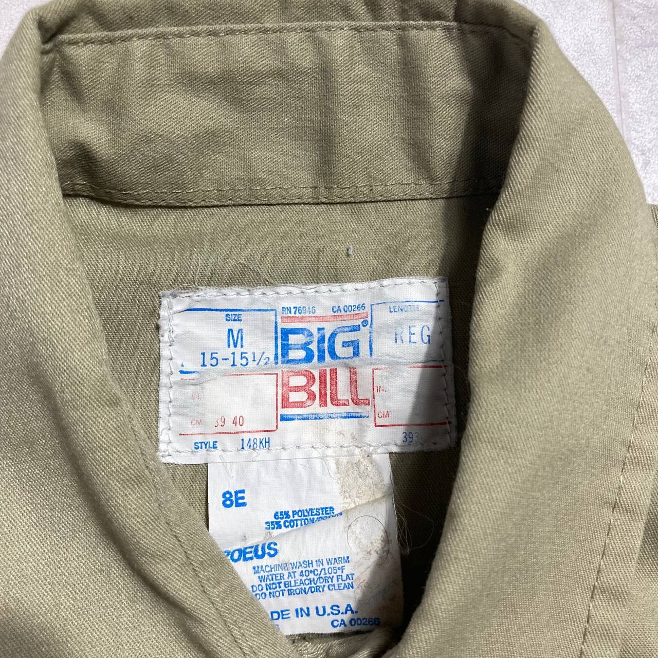 Vintage Vintage Big Bill Workwear Button Shirt Made In USA Size US M / EU 48-50 / 2 - 4 Thumbnail