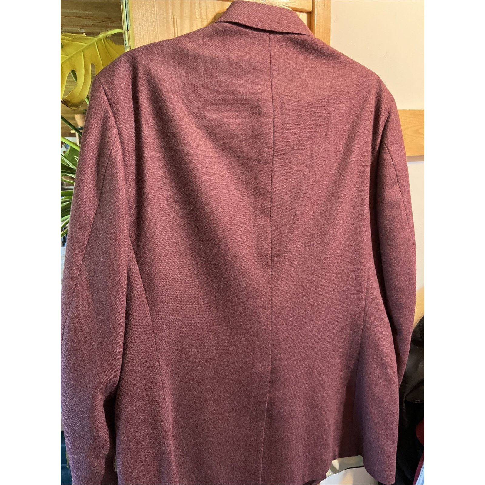 Hennessy PalmBeach Men’s 42 Large Wool Red 2 Button VTG Blazer Jacket Size US L / EU 52-54 / 3 - 9 Thumbnail