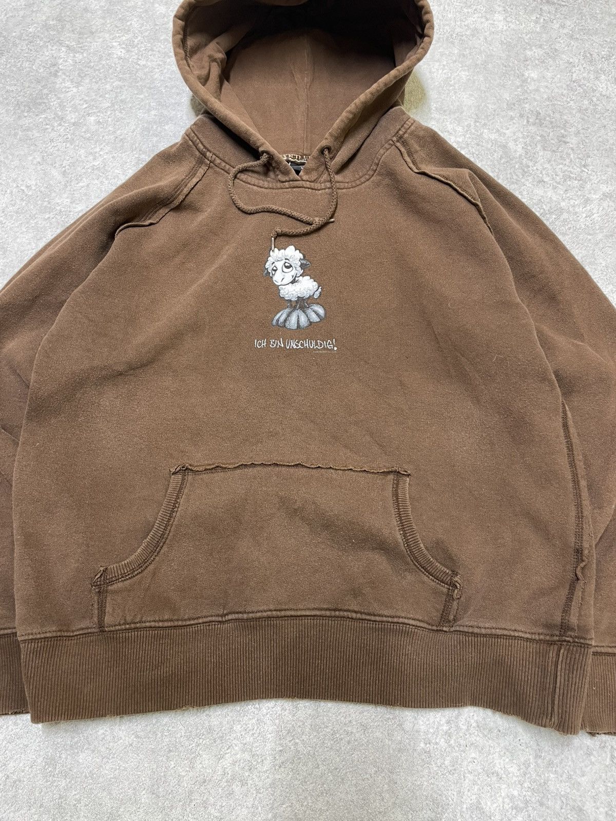 Vintage Vintage ICH BIN UNSCHOLDIG Hoodie With a Ram OG Very Rare Size US M / EU 48-50 / 2 - 2 Thumbnail