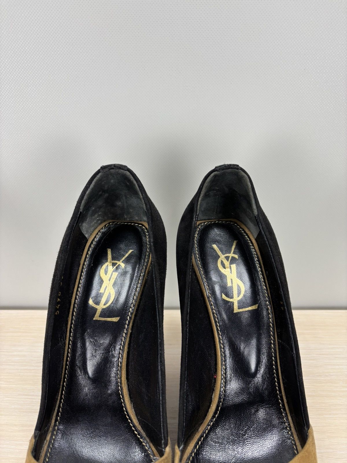 Saint Laurent Paris × Yves Saint Laurent Womens heels Yves Saint Laurent Size 39 Color Brown/Black Size US 9 / IT 39 - 5 Thumbnail