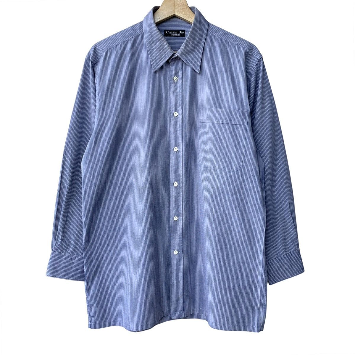 Christian Dior Monsieur × Dior Christian Dior Monsieur Vintage Stripe Button Up Shirt Size US L / EU 52-54 / 3 - 2 Thumbnail