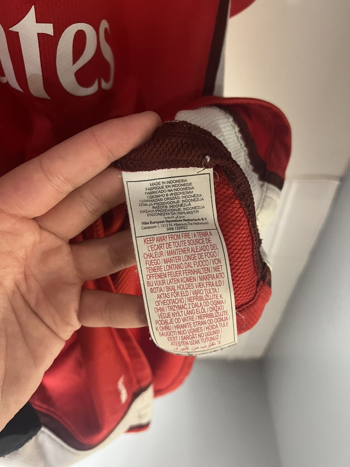 Nike × Vintage VERY RARE NIKE FC ARSENAL LONDON ENGLAND SOCCER JERSEY RETRO Size US S / EU 44-46 / 1 - 7 Thumbnail