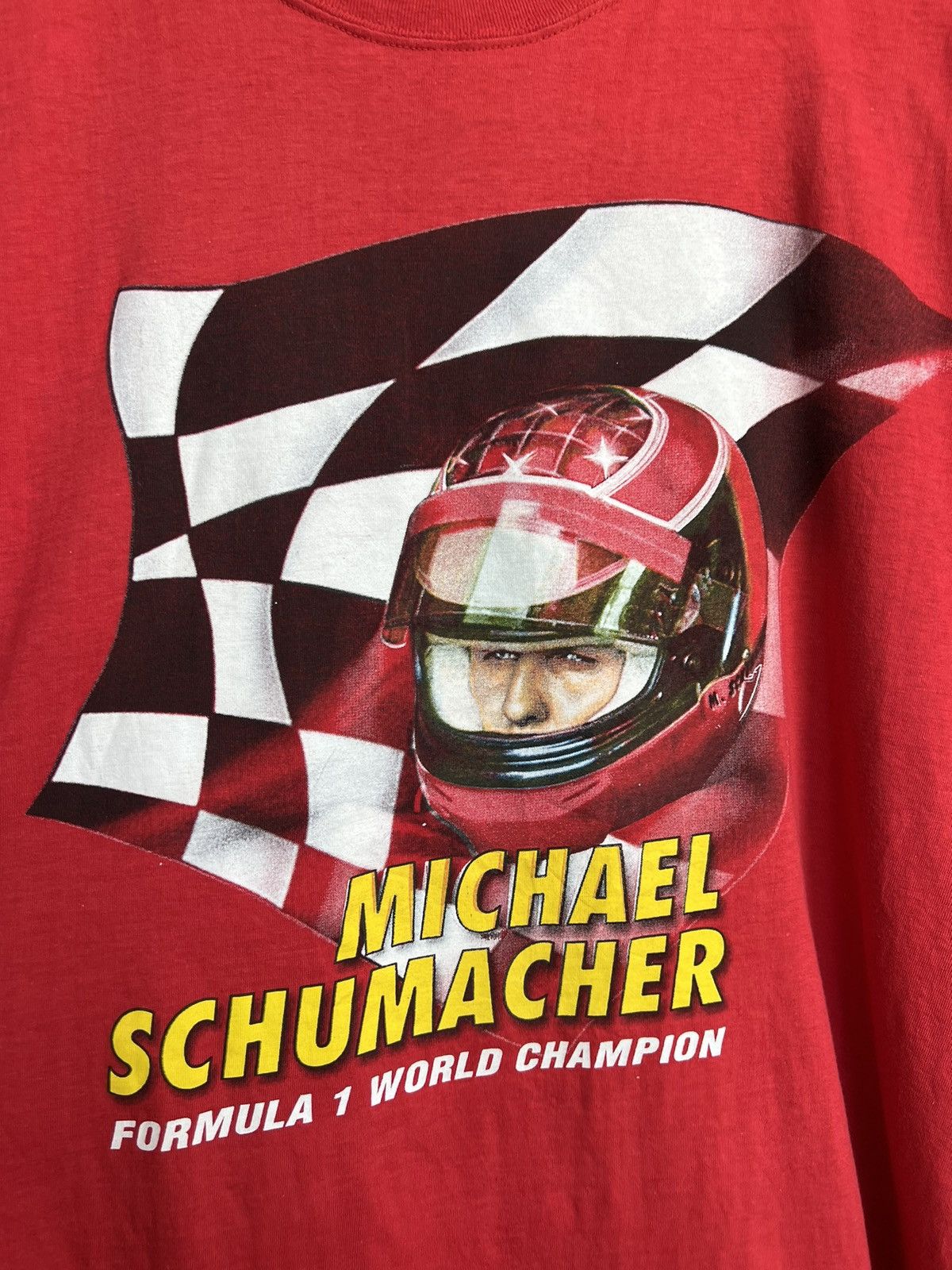 Ferrari × Vintage Michael Schumacher race to win t shirt 90s Size US XL / EU 56 / 4 - 3 Thumbnail