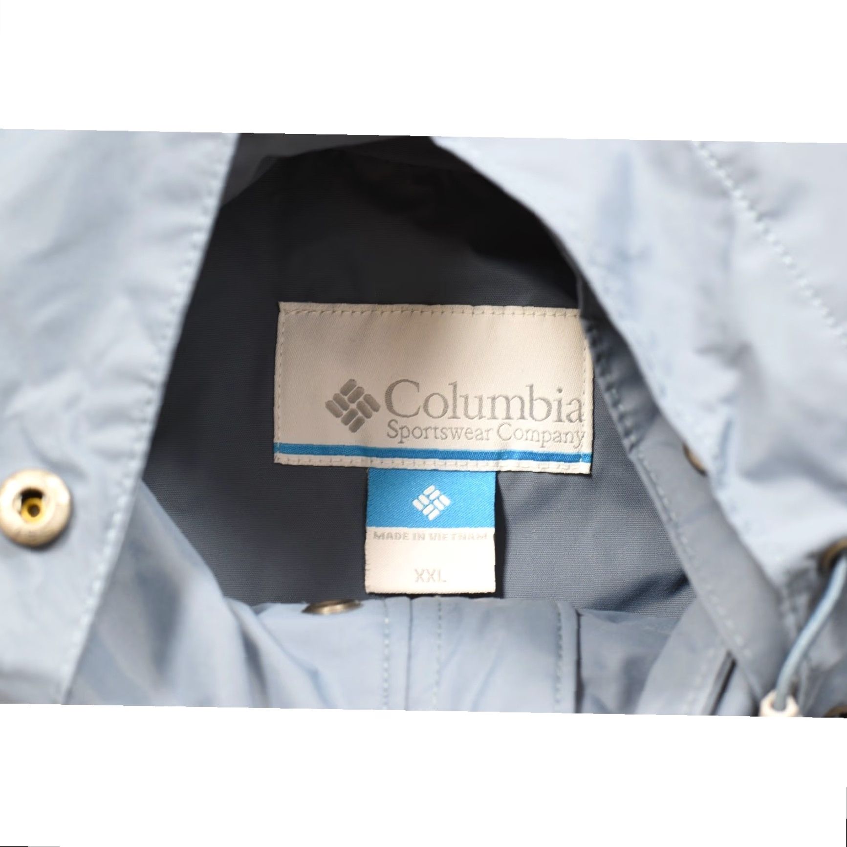 Vintage Columbia Mens XXL Blue Hooded Omni-Tech Waterproof Rain Jacket Shell XM0775 Jacket Mens Outdoor Rain Coat Hooded Waterproof Size US XXL / EU 58 / 5 - 8 Thumbnail