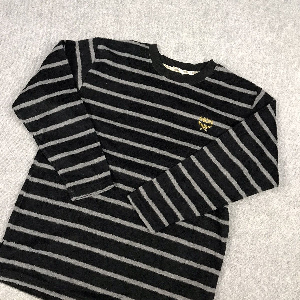 MCM VINTAGE MCM STRIPED LONG SLEEVE T SHIRT Size US L / EU 52-54 / 3 - 3 Thumbnail