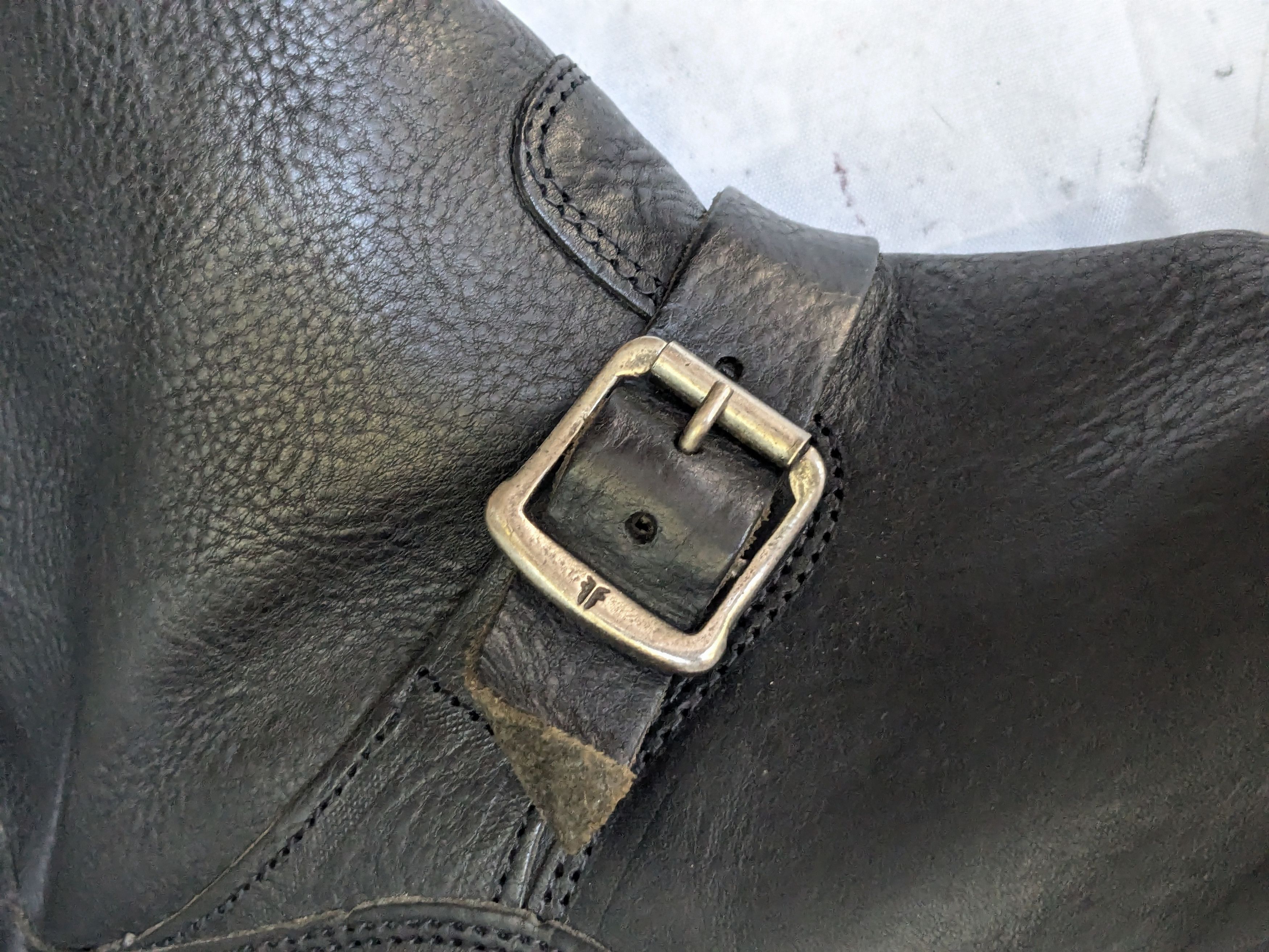 Frye Frye Engineer Boots Black 13 M Leather Buckle Strap USA Size US 13 / EU 46 - 9 Thumbnail