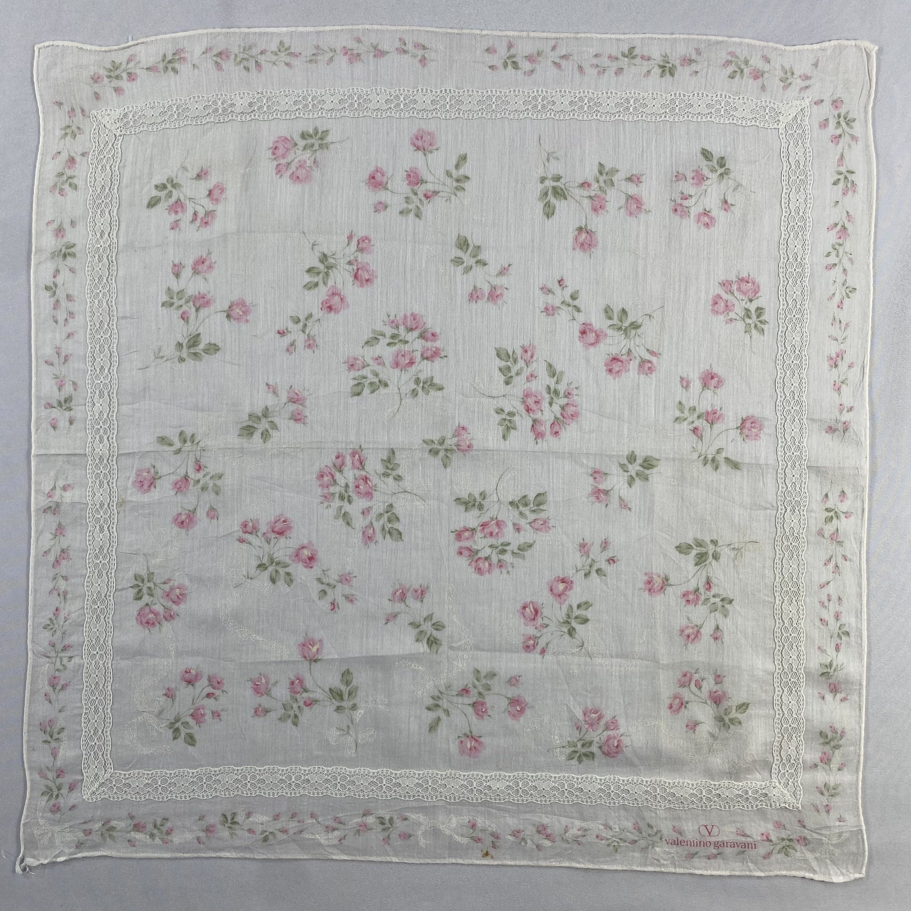 Valentino × Vintage Valentino Garavani Bandana/ Handkerchief / Neckerchief-P1799 Size ONE SIZE - 1 Thumbnail