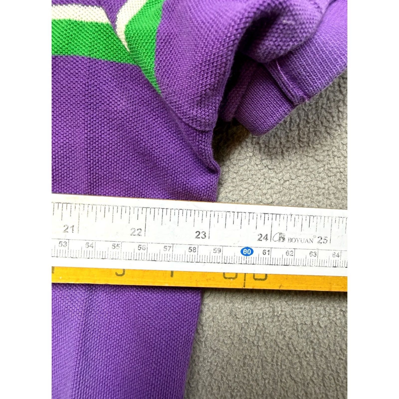 Polo Ralph Lauren Polo Ralph Lauren Polo shirt Mens XL Wimbledon Style Multicolor Striped Polo Shirt Size US XL / EU 56 / 4 - 2 Thumbnail