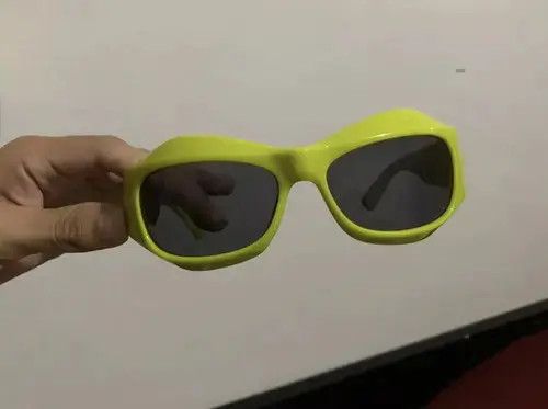 Electric Visual × Jewelry Dystopian Alien Sunglasses Retro Cyber Lime Archive Cosplay Size ONE SIZE - 4 Thumbnail