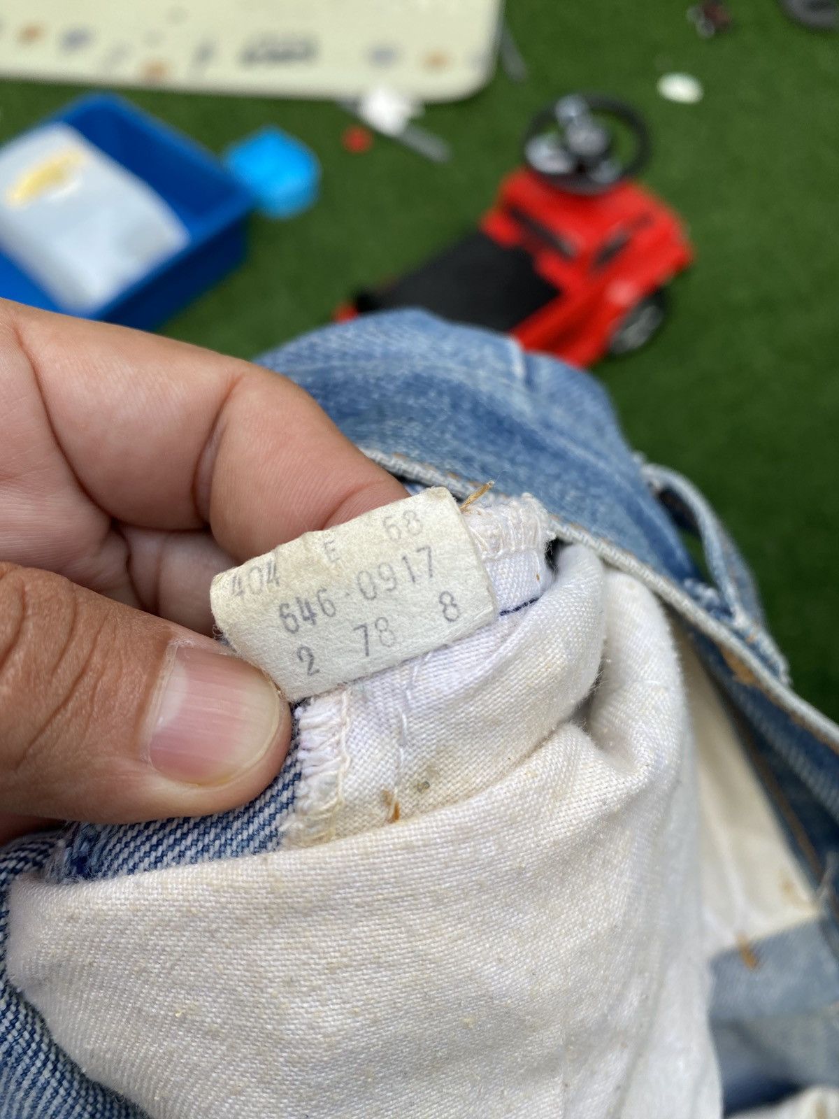 Levi's Vintage Clothing W36x28 Vintage levi's 646 orange tab 70s made in USA Size US 36 / EU 52 - 8 Thumbnail