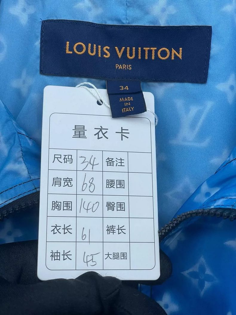 Louis Vuitton LOUIS VUITTON Old-print gradient hooded trench jacket 2504- Size XXS / US 00 / IT 34 - 6 Thumbnail