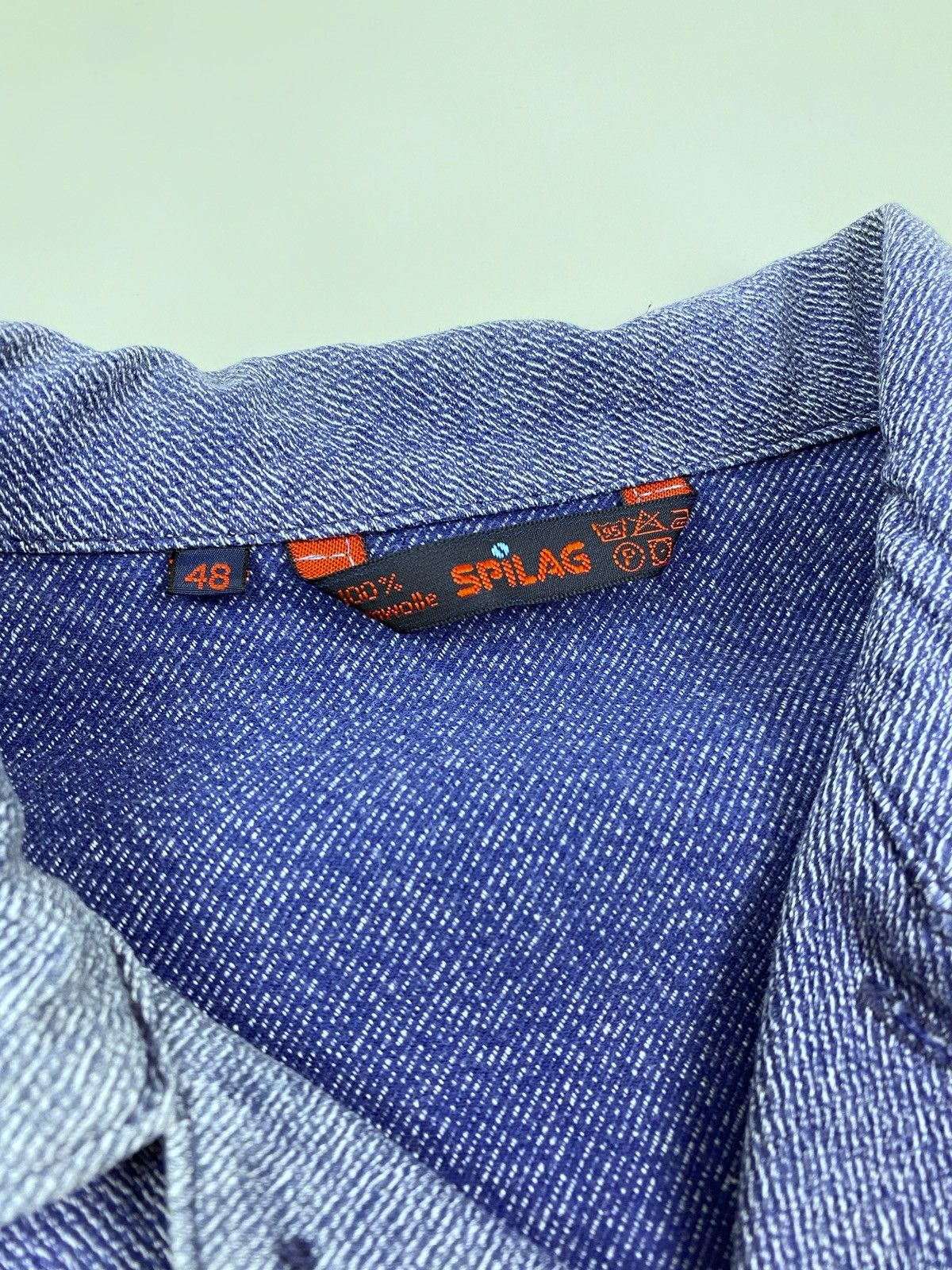Vintage 1980’s Vintage Sun Faded Spilag Chore Work Jacket Size US M / EU 48-50 / 2 - 8 Thumbnail