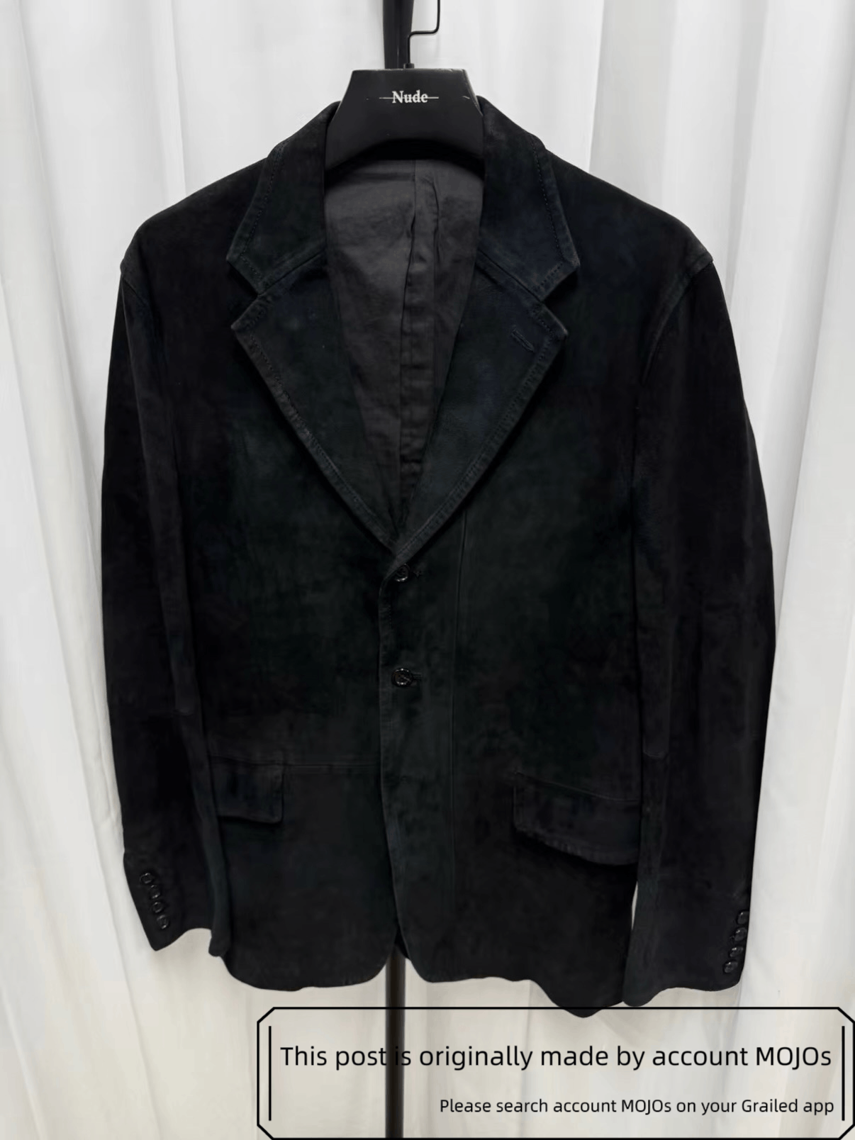 Yohji Yamamoto Sz 3 Yohji Yamamoto Suede Blazer mojos3127 Size US L / EU 52-54 / 3 - 2 Thumbnail