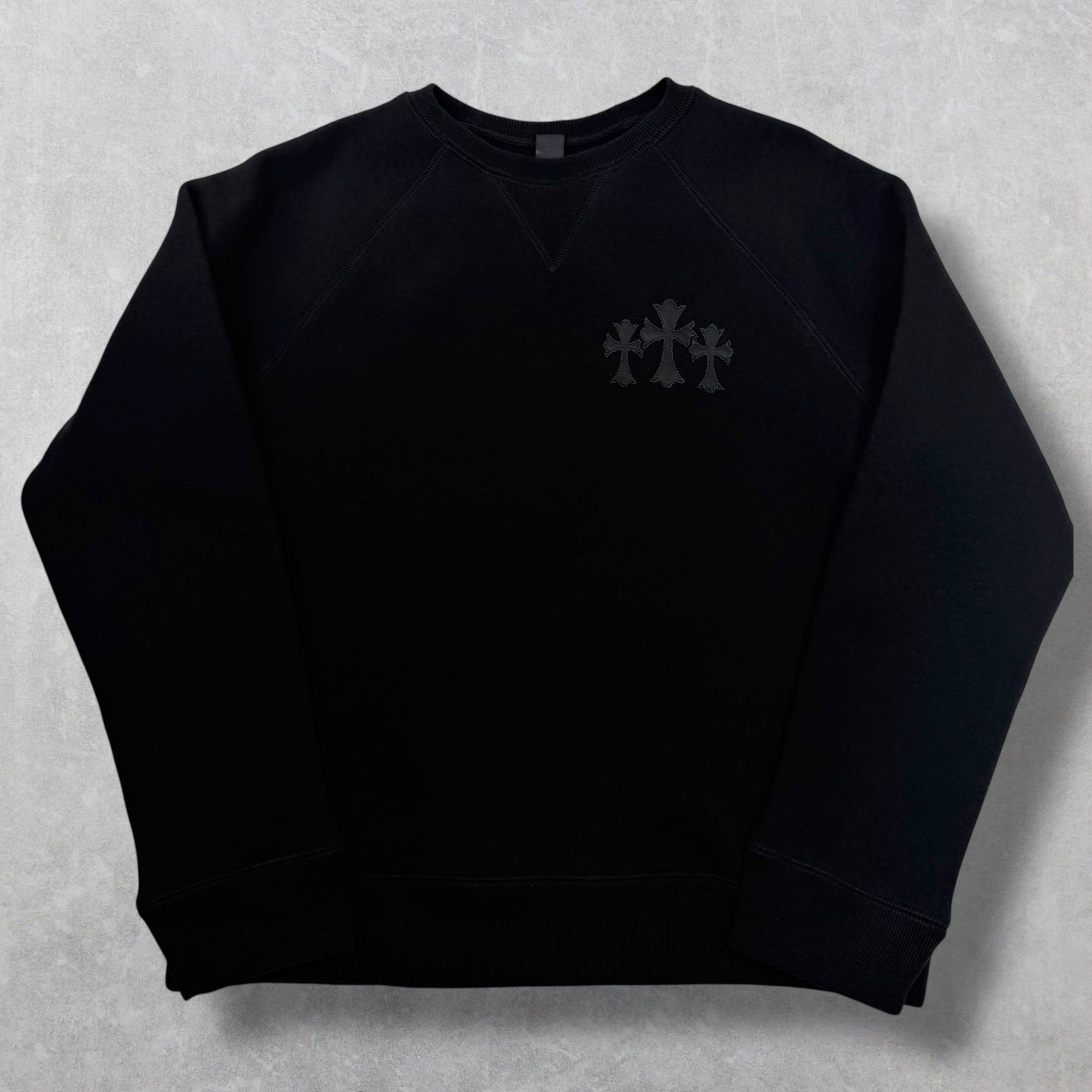 Chrome Hearts Chrome Hearts 711 Cemetery Cross Crewneck M Size US M / EU 48-50 / 2 - 2 Thumbnail