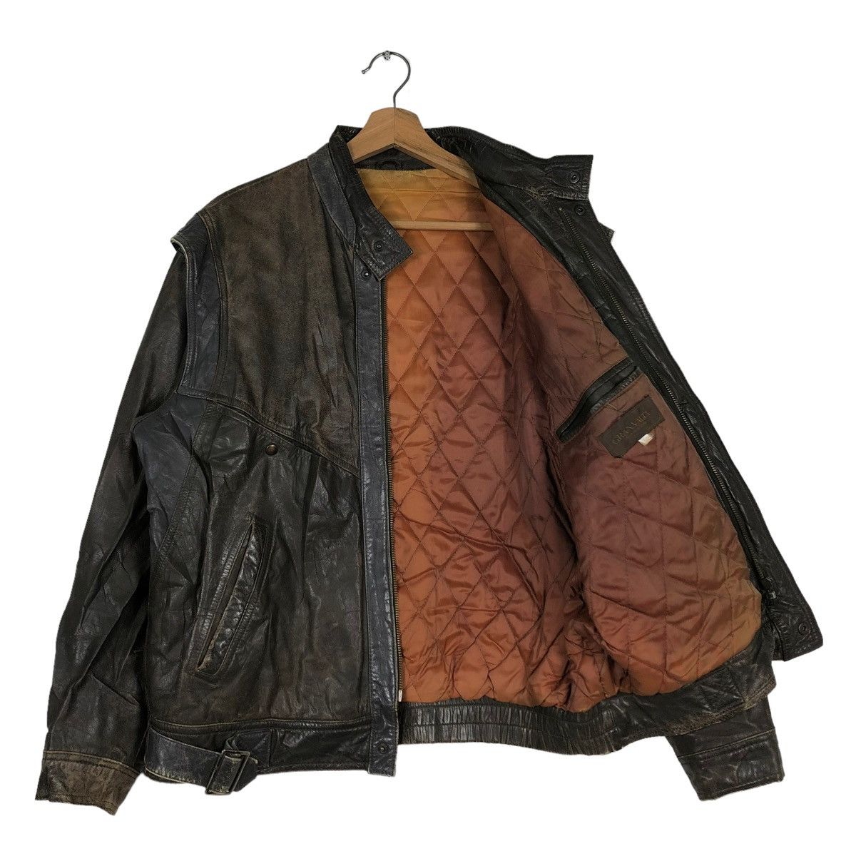 Japanese Brand 🔥VTG BONDAGE PARACHUTE BIKER JACKET GRANVALTA ISSEY MIYAKE Size US M / EU 48-50 / 2 - 11 Thumbnail