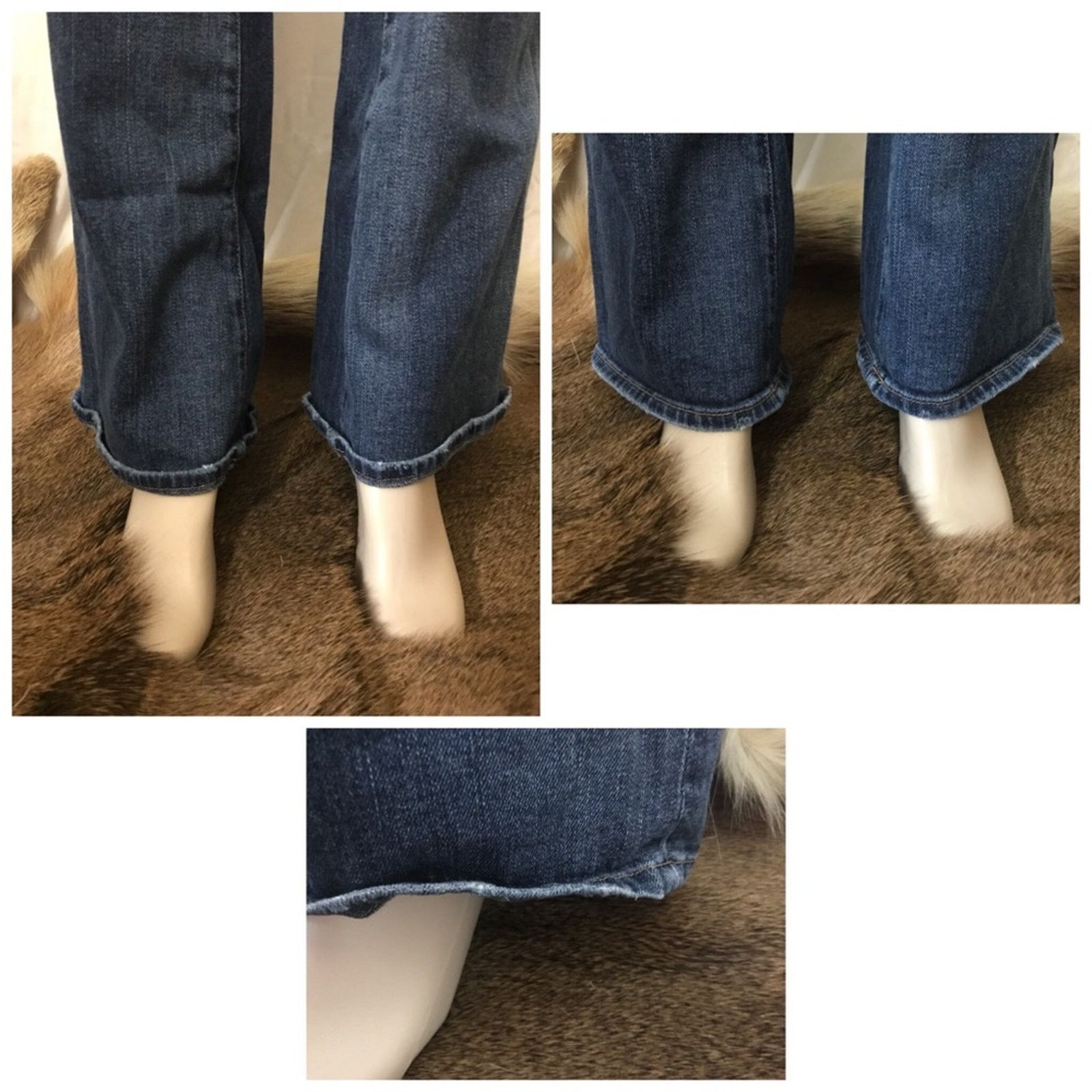 Bebe Bebe Blue 98% Cotton Distressed Blue Jeans Size 28 Size 28" / US 6 / IT 42 - 6 Thumbnail