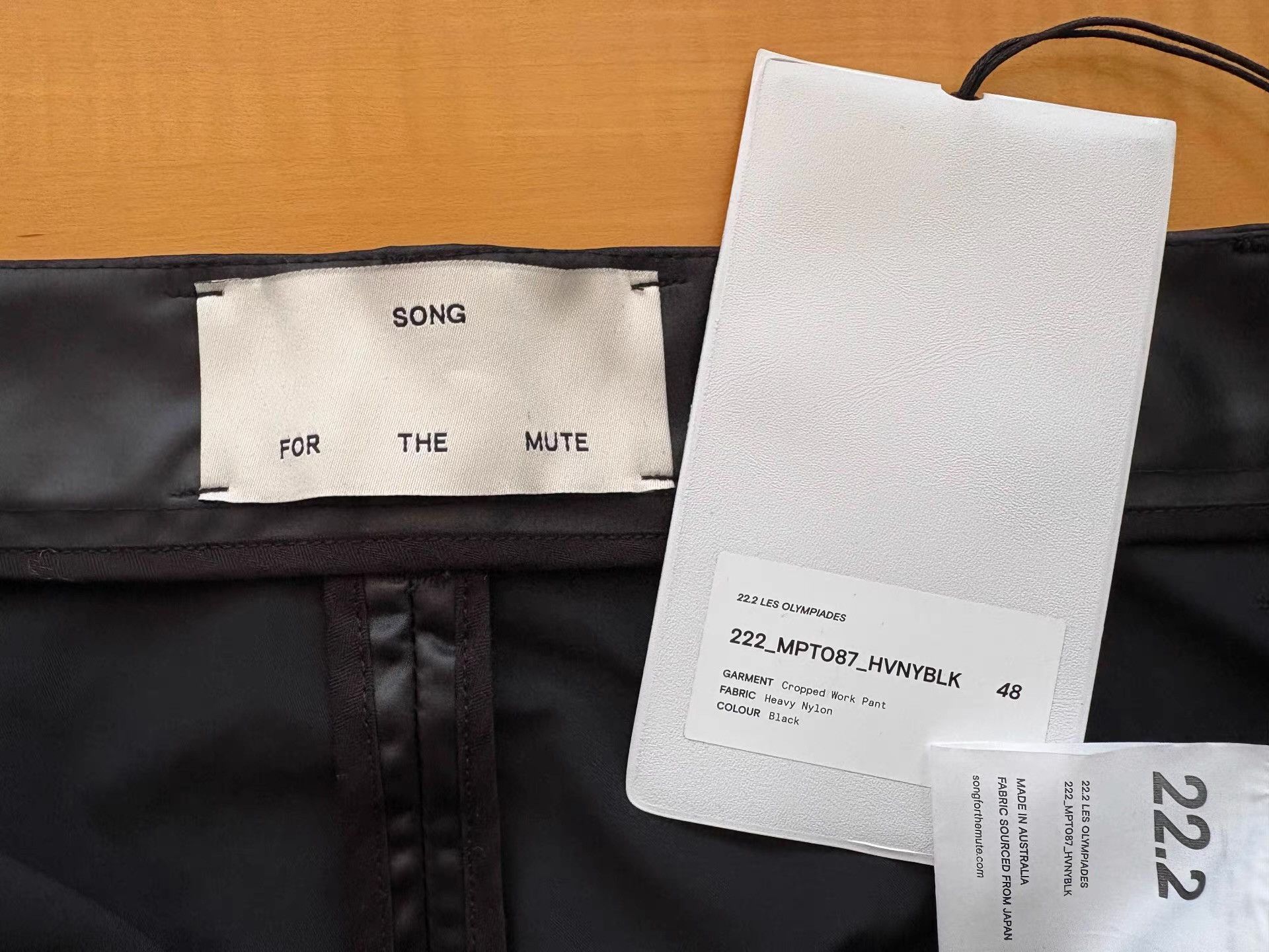 Song For The Mute Song for the Mute 22.2 Men's SatinMirrorFinish Trousers Ｑ21 Size US 34 / EU 50 - 6 Thumbnail