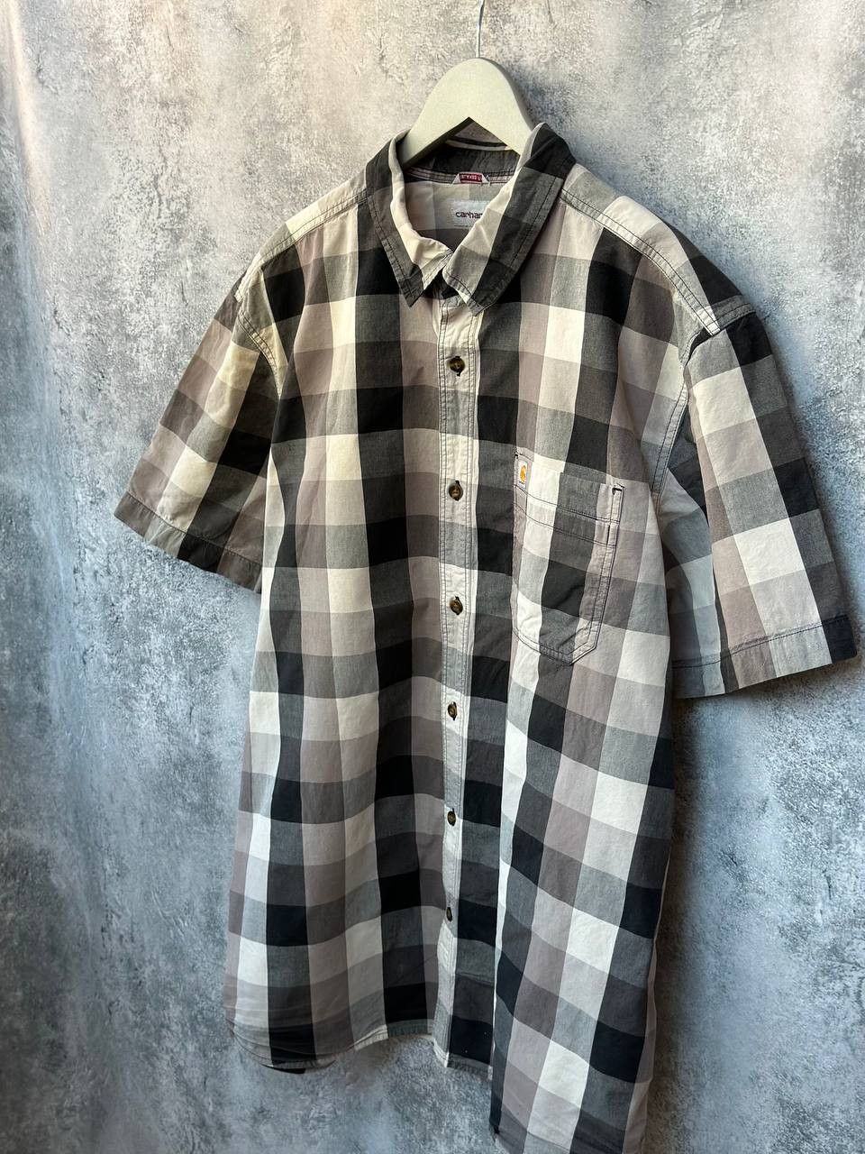 Carhartt Carhartt Plaid Short Sleeve Button Up Shirt Workwear Size US XXL / EU 58 / 5 - 2 Thumbnail