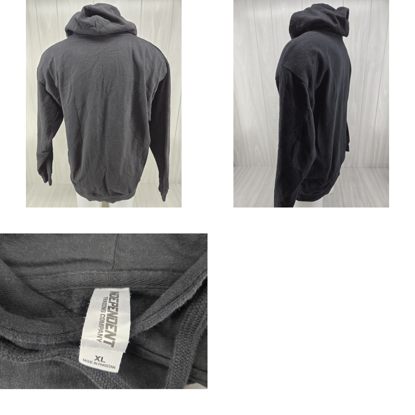 Vintage VINTAGE Warehouse 31 Haunted House Hoodie Black XL Mens Hoodie Pullover Drawstring Size US XL / EU 56 / 4 - 8 Thumbnail