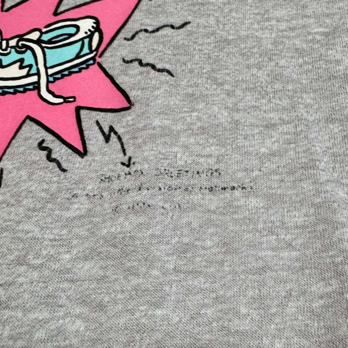 Vintage Vintage 80s I Run Therefore I Ache Stained Shirt Adult M Size US M / EU 48-50 / 2 - 5 Thumbnail