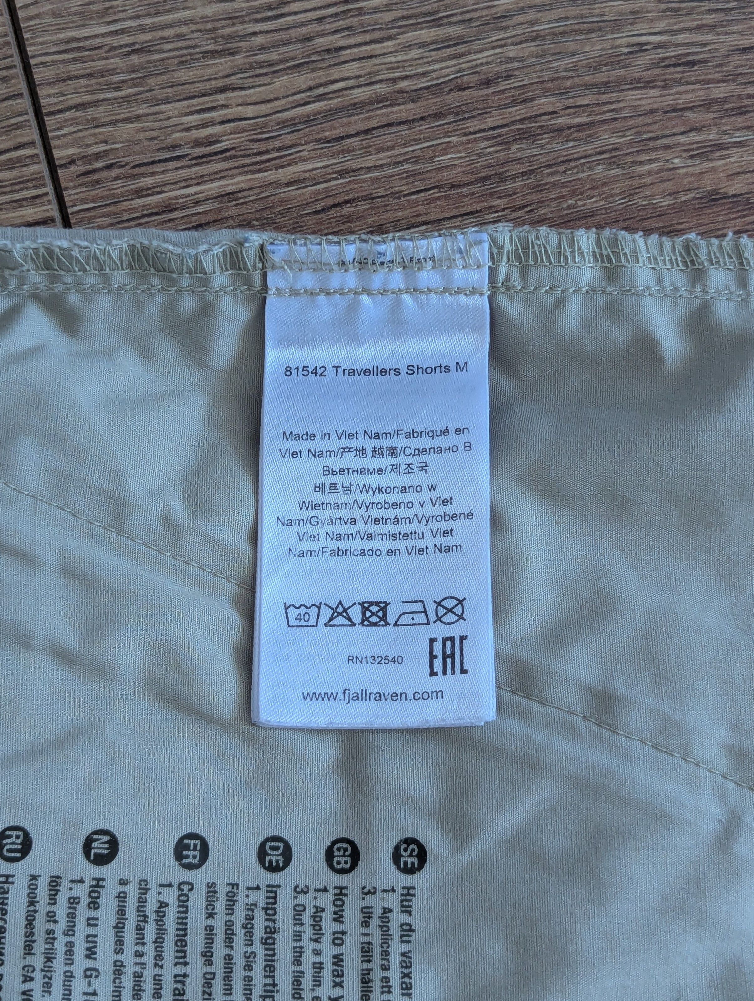 Fjallraven FJALLRAVEN 81542 G-1000 Travellers Shorts Outdoor Trekking Size US 38 / EU 54 - 13 Thumbnail