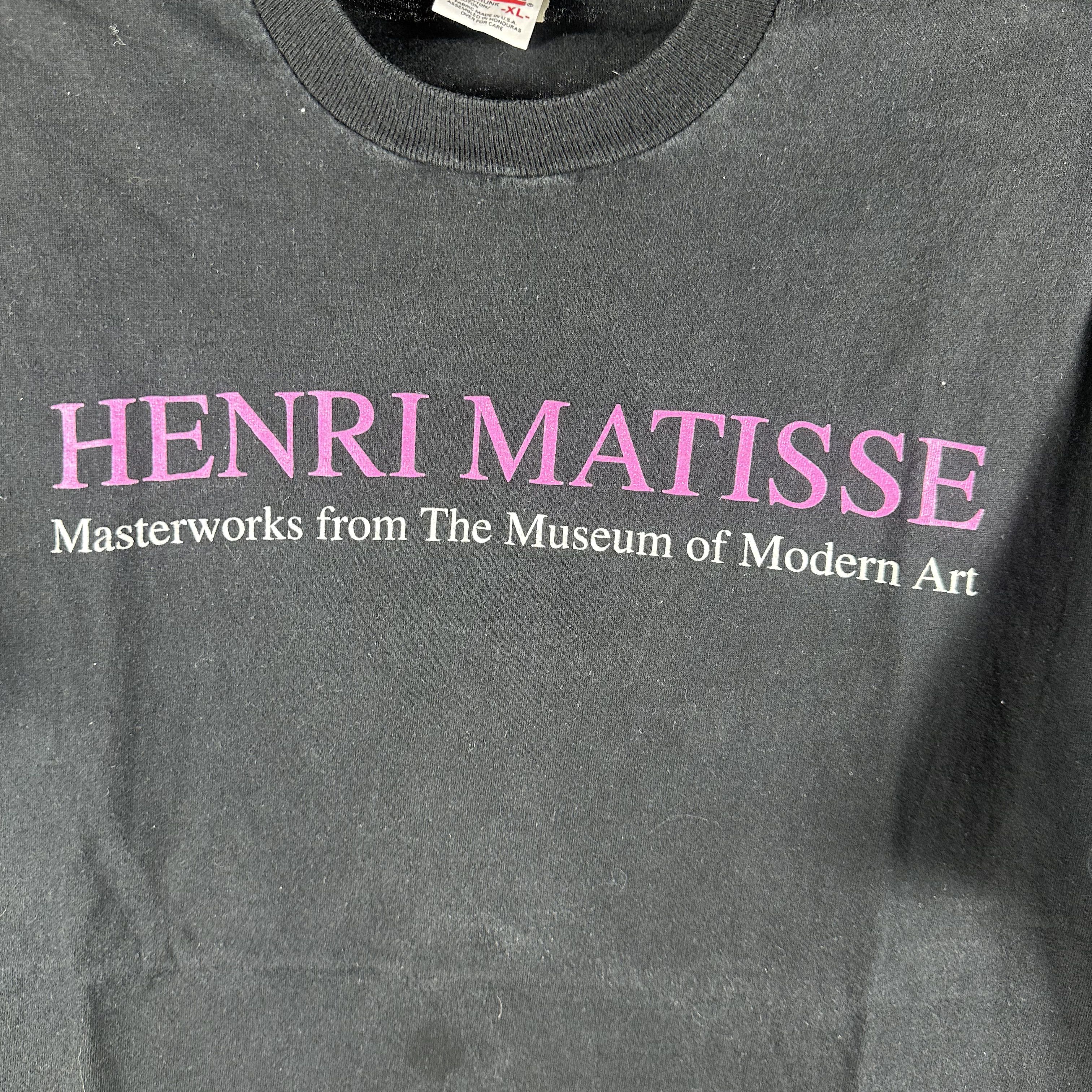 Vintage Vintage 90s Henri Matisse Museum of Modern Art T-shirt Size US L / EU 52-54 / 3 - 2 Thumbnail