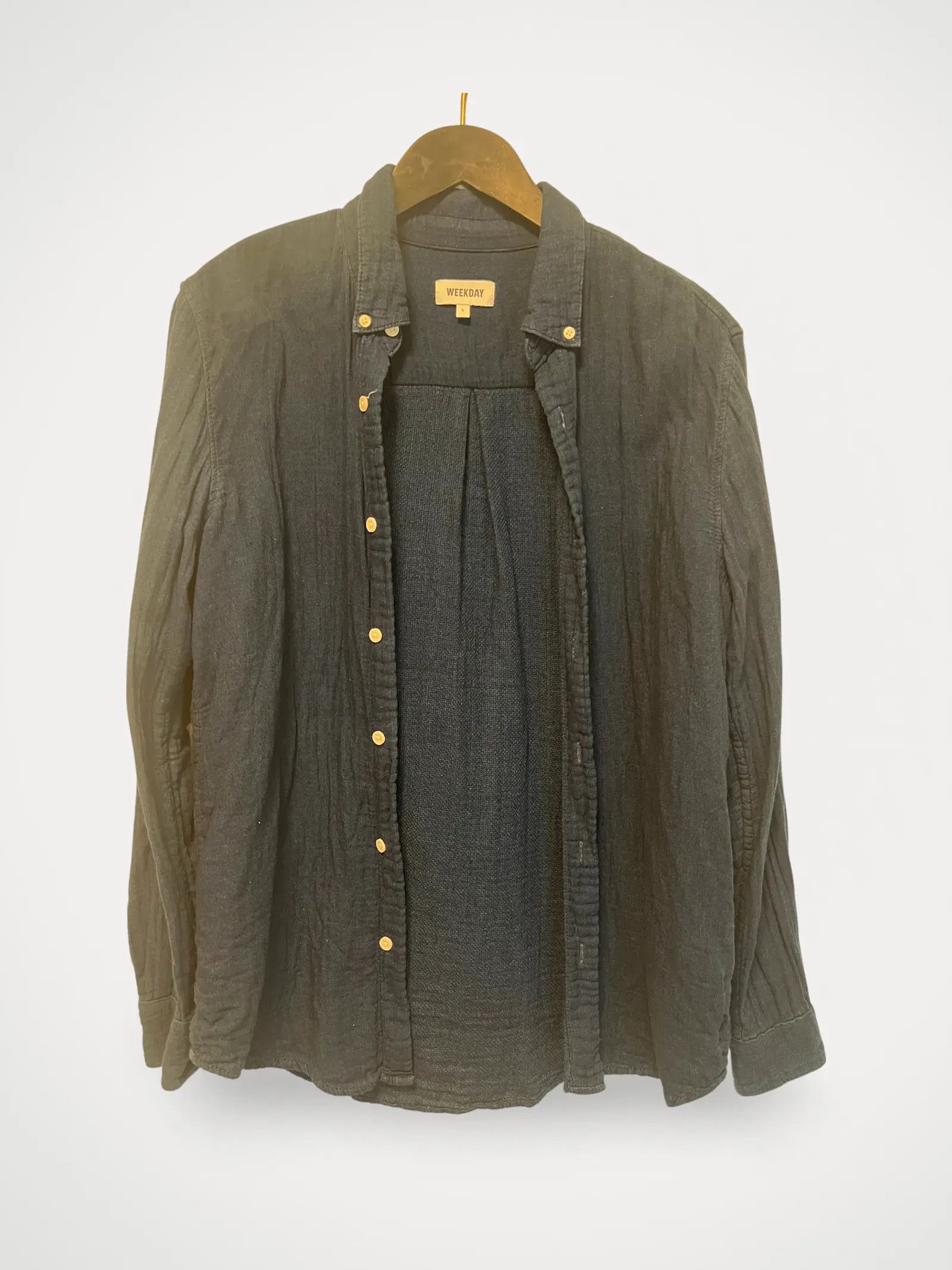 Weekday Weekday Hager denim shirt Yama blue Shirt Size US S / EU 44-46 / 1 - 1 Thumbnail