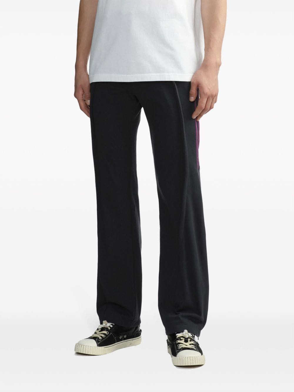 Kiko Kostadinov o1tko11224 Side-Line Pant in Black/Purple Size US 36 / EU 52 - 3 Thumbnail