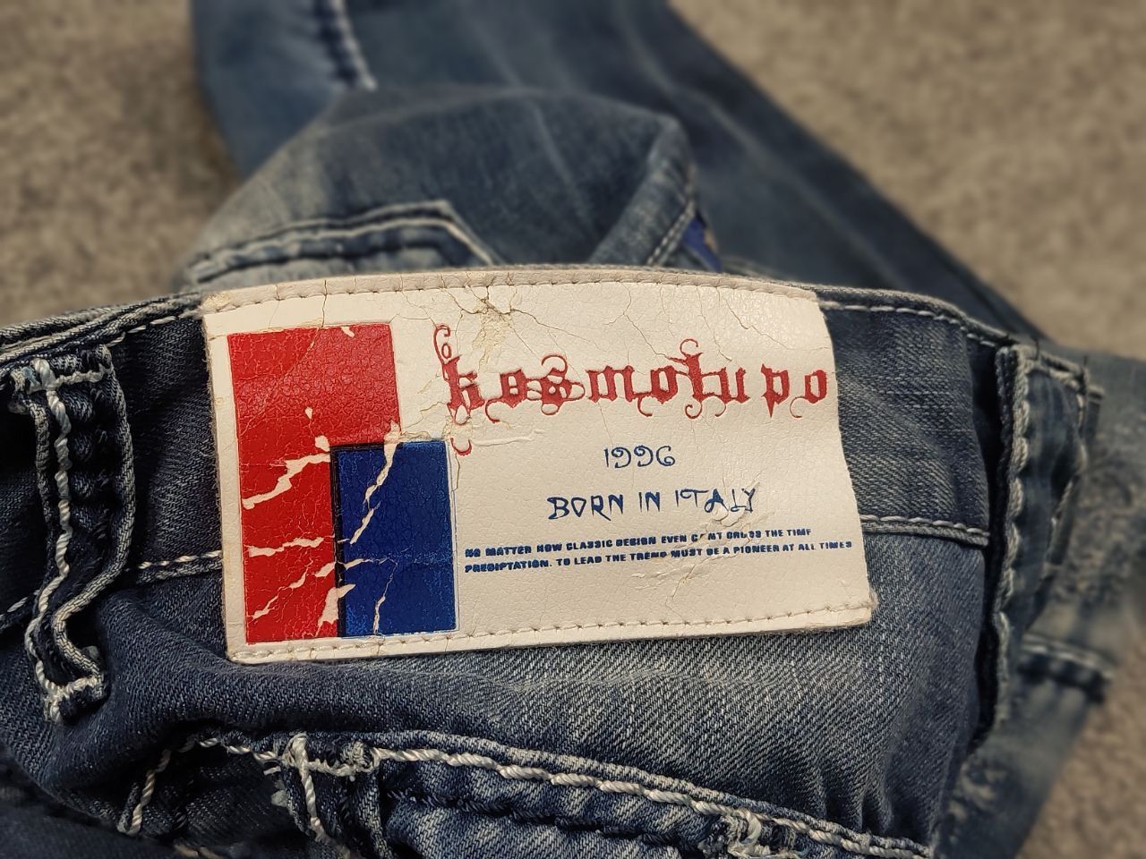Japanese Brand Vintage Opium Kosmo Japan if six was nine style baggy Jeans Size US 36 / EU 52 - 15 Thumbnail