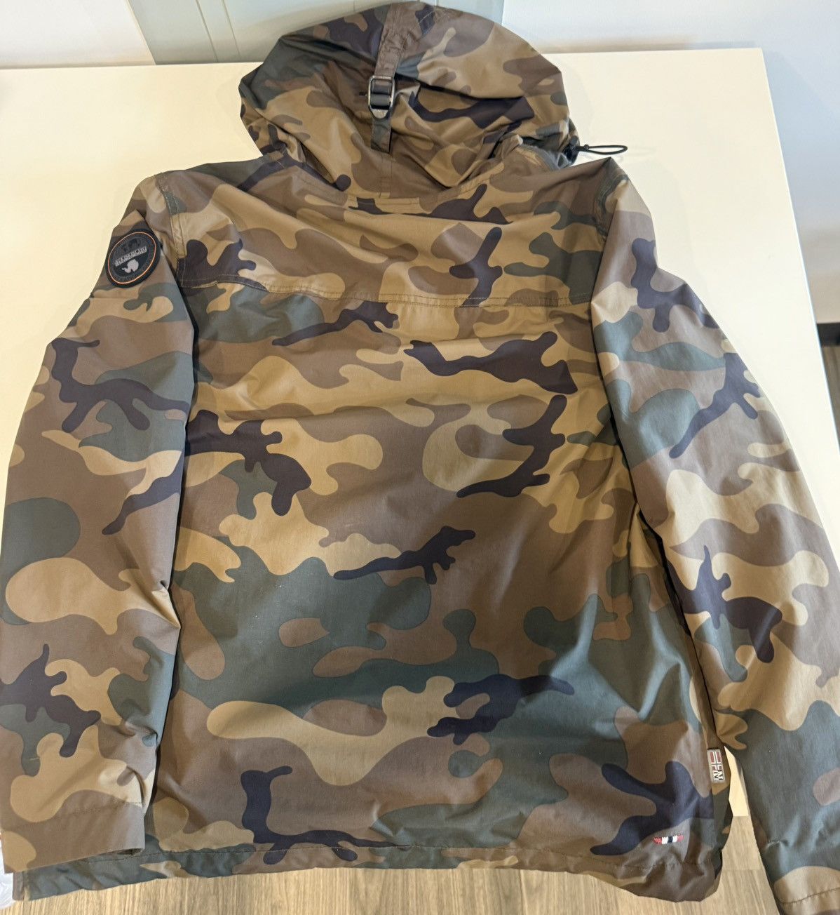 Napapijri Napapijri Rainforest Camo Jacket (Anorak Pullover) Size US M / EU 48-50 / 2 - 3 Thumbnail