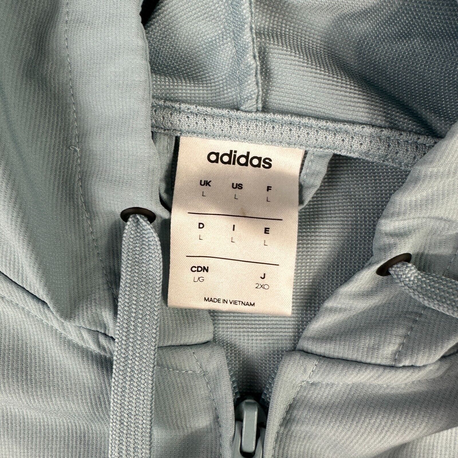 Adidas Adidas Track Jacket Men Adult Size Large Full Zip Blue Size US L / EU 52-54 / 3 - 4 Thumbnail
