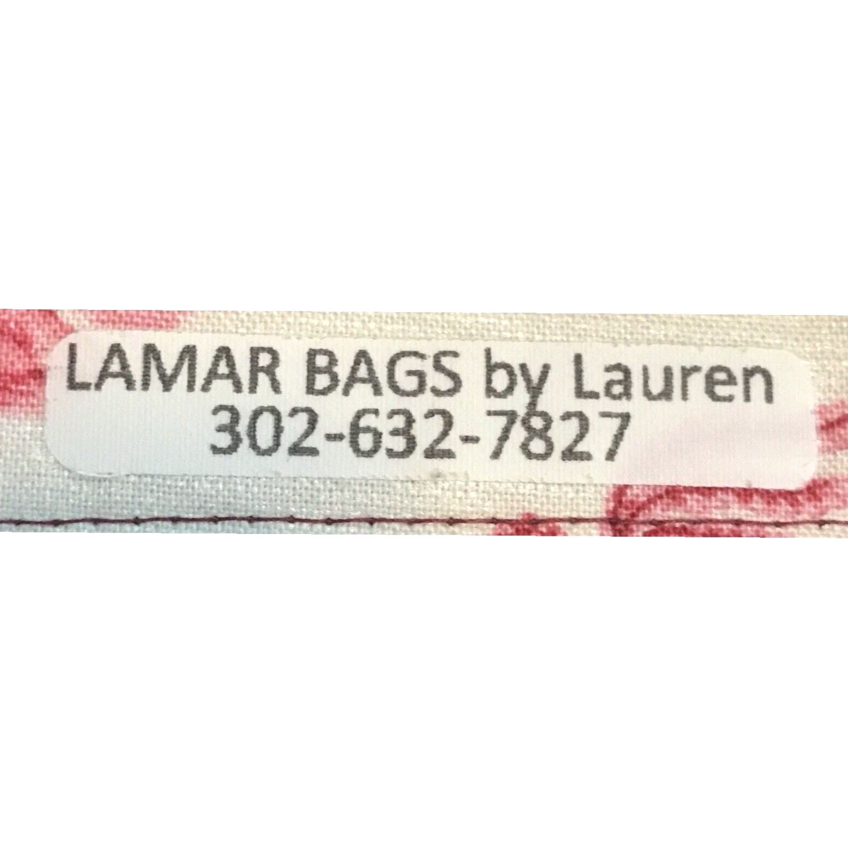 Vintage Lamar Bags by Lauren Backpack Women Burgundy Leaf Pattern Cotton Zipper Pockets Adjustable Straps 12"h x 14"l x 3"d Size ONE SIZE - 8 Thumbnail