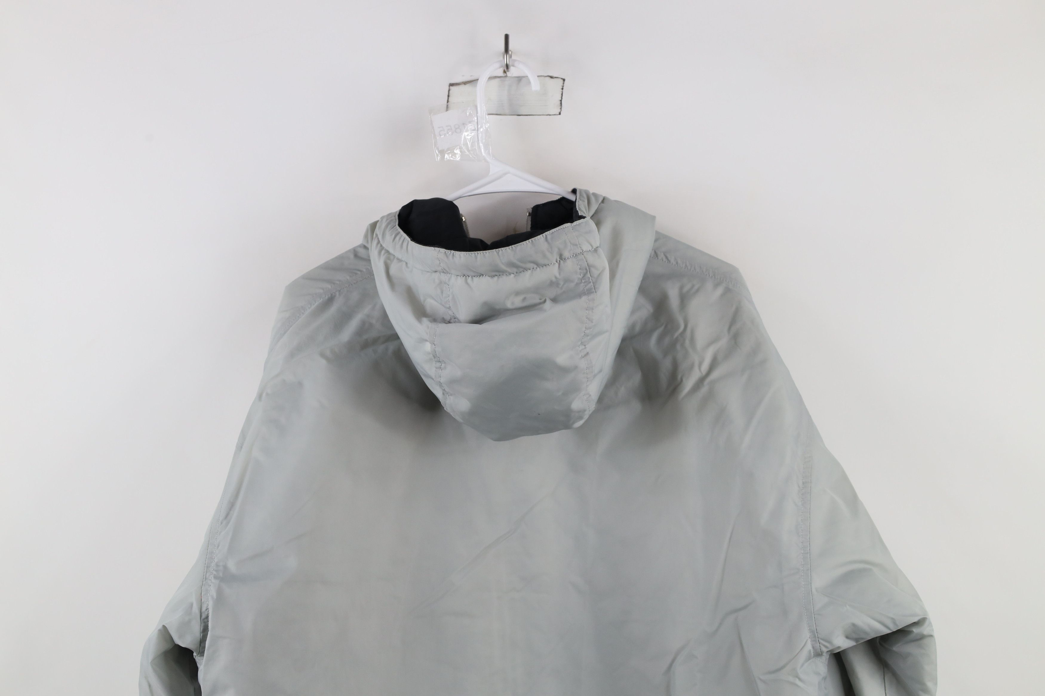 Nike × Vintage Vintage 90s Nike Mini Swoosh Reversible Hooded Anorak Jacket Size US M / EU 48-50 / 2 - 10 Thumbnail