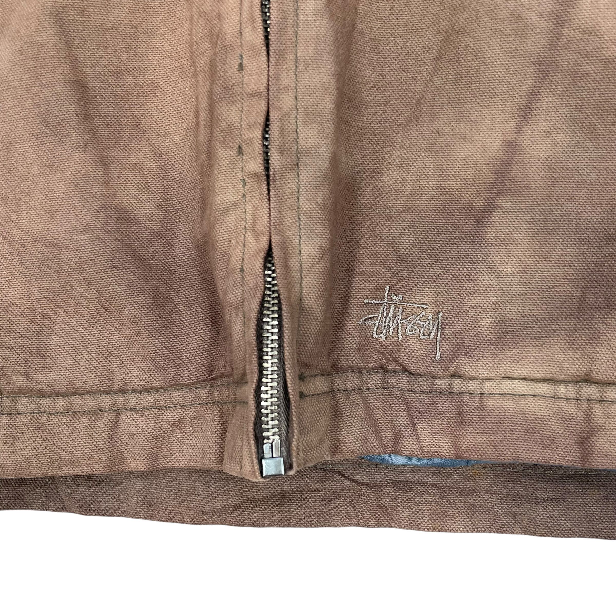 Stussy Vintage Stussy Duck Canvas Sherpa Work Jacket Size US S / EU 44-46 / 1 - 4 Thumbnail