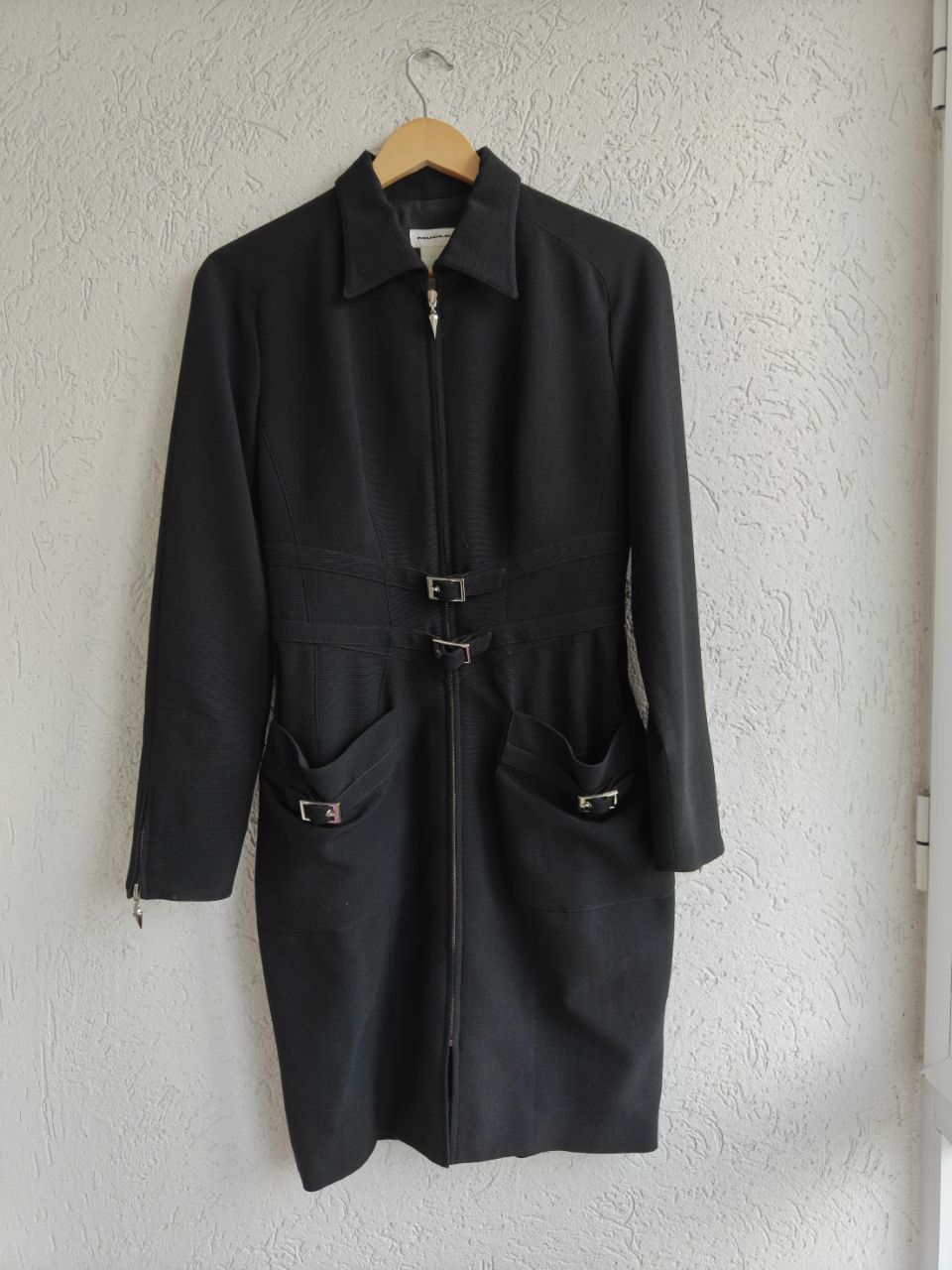 Mugler Mugler Vintage Architectural Belted Zip Dress Size S / US 4 / IT 40 - 1 Thumbnail