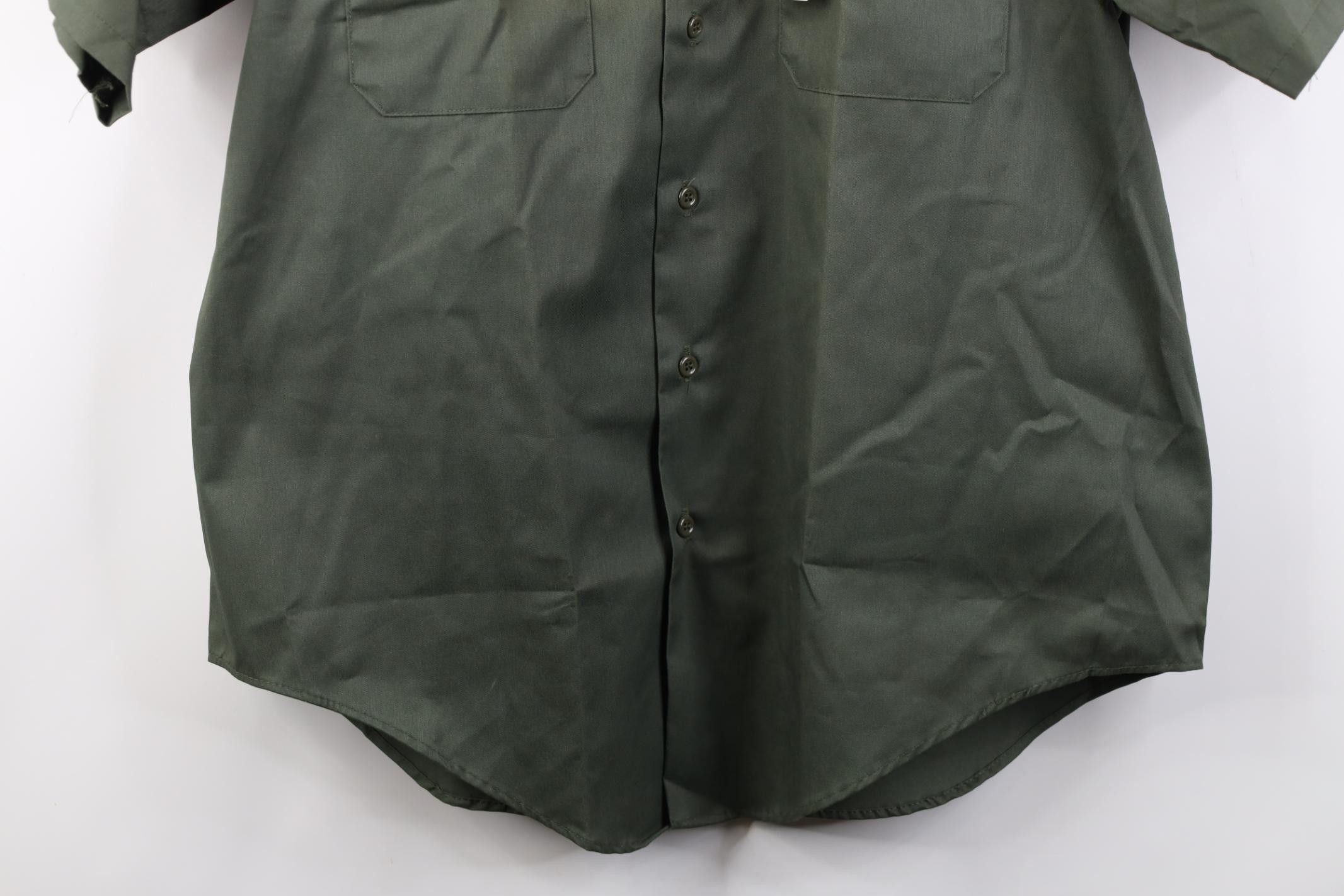 Vintage Deadstock Vintage 90s Streetwear Workwear Button Shirt USA Size US XL / EU 56 / 4 - 3 Thumbnail