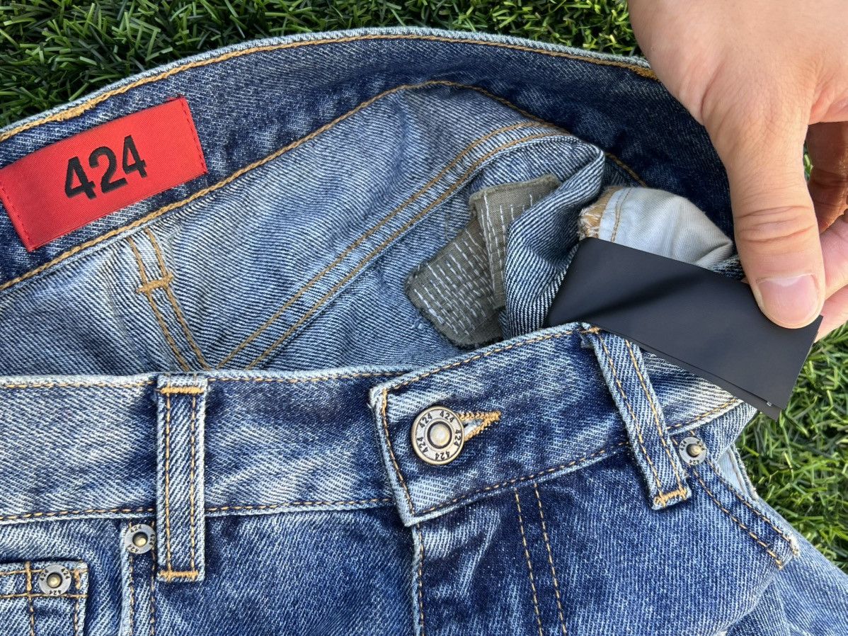 424 Big daddy ripped denim Size US 31 - 11 Thumbnail